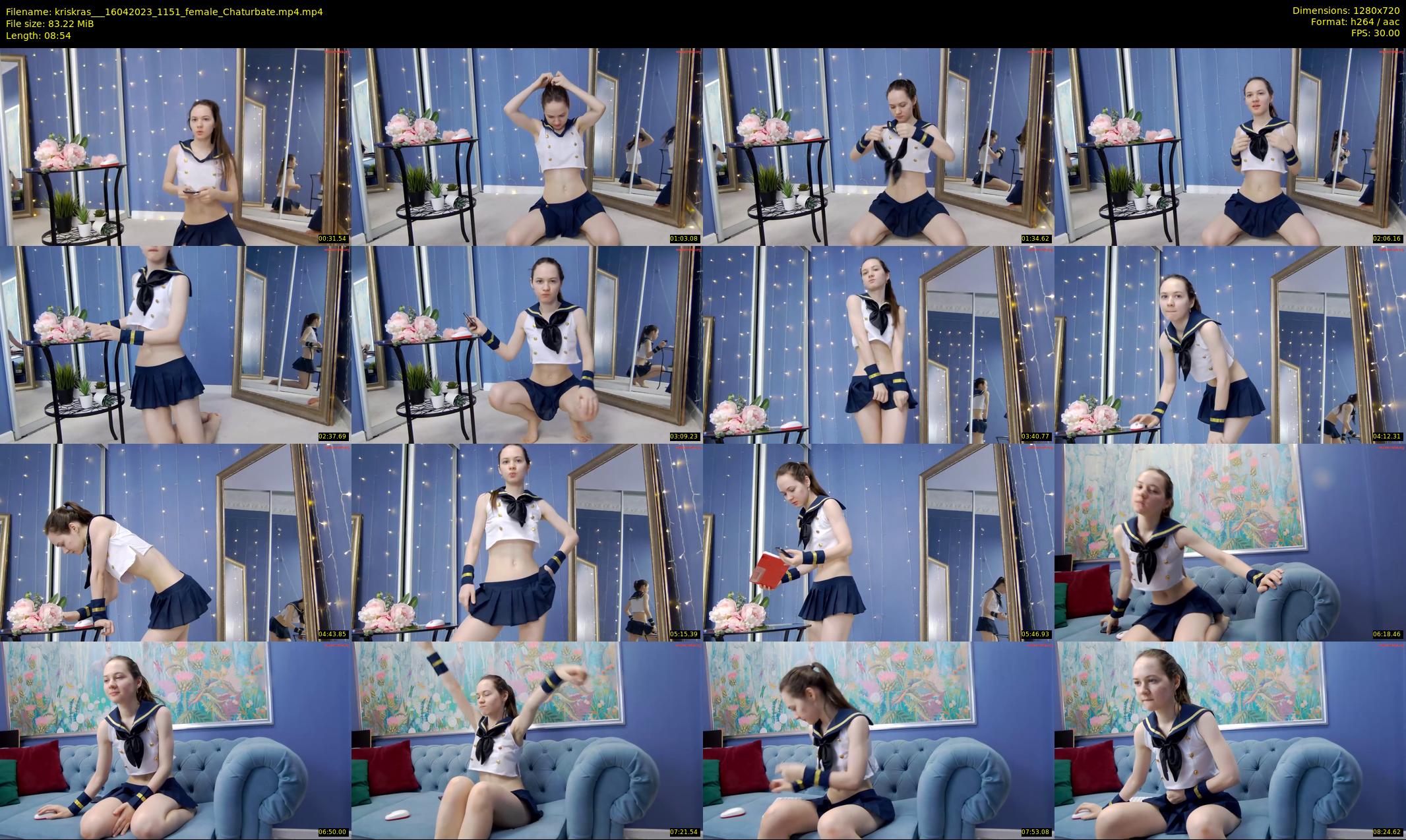 kriskras__ — 9 minute Chaturbate female cam show recording, 720p, Apr 16, 2023