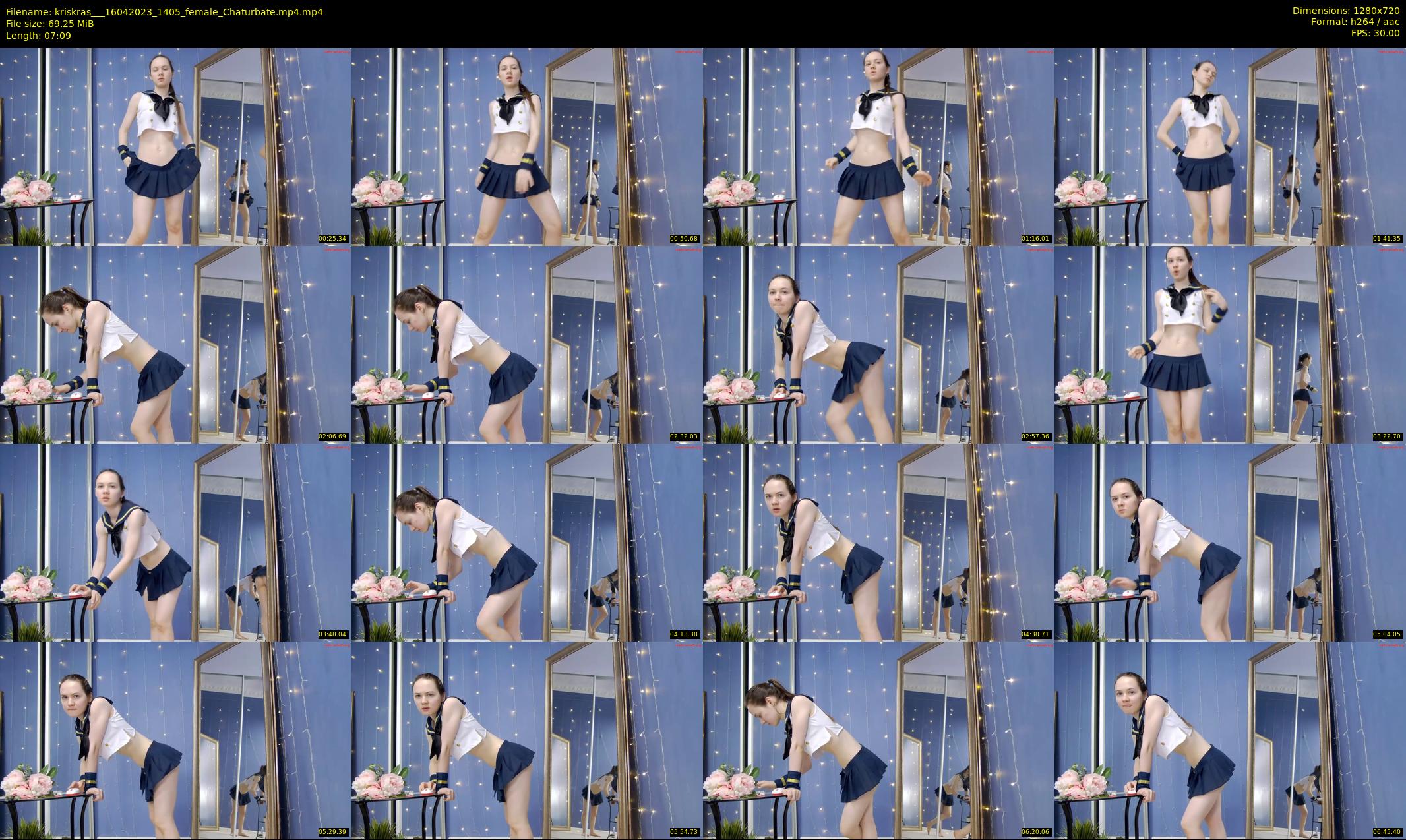 kriskras__ — 8 minute Chaturbate female cam show recording, 720p, Apr 16, 2023