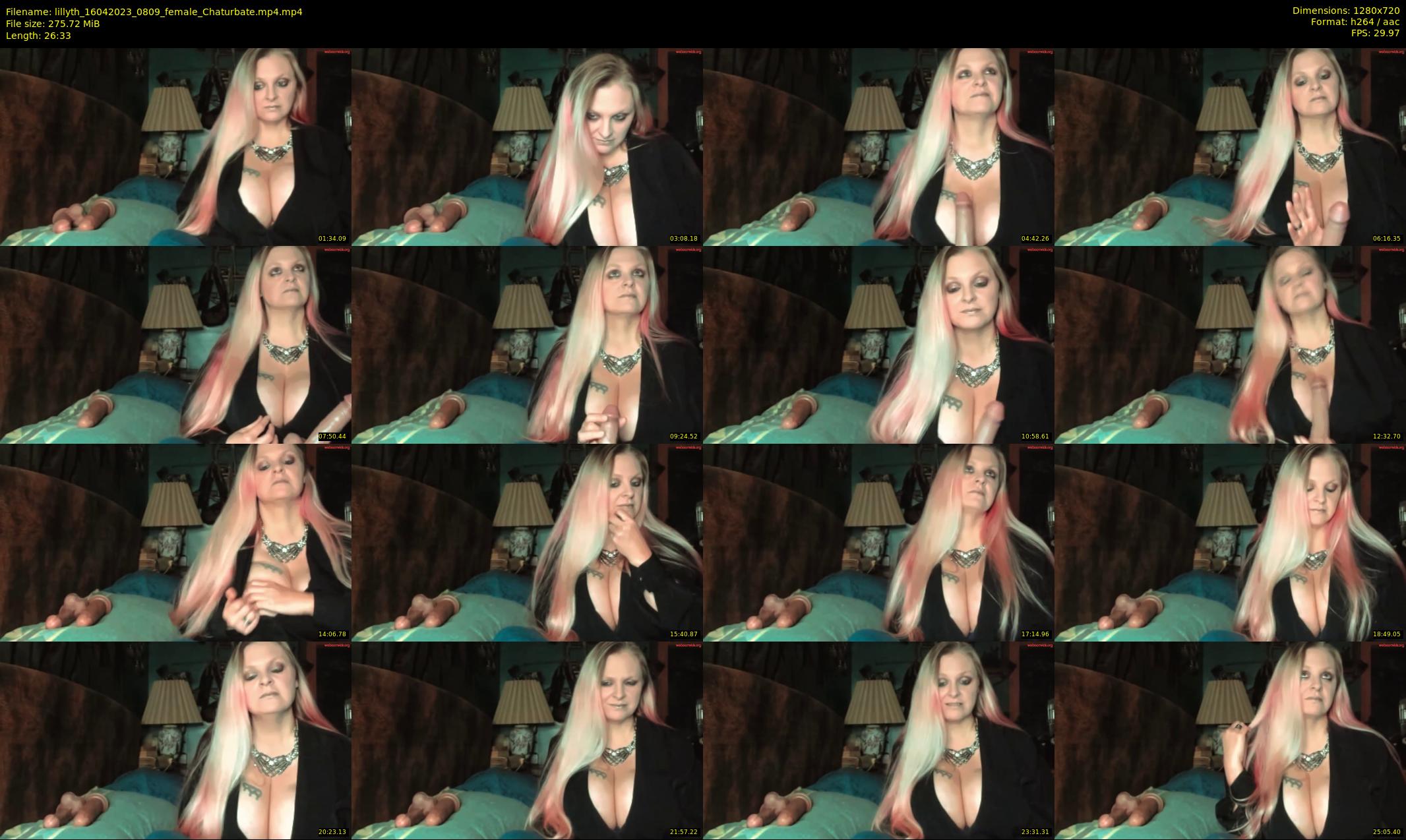 lillyth — 27 minute Chaturbate female cam show recording, 720p, Apr 16, 2023