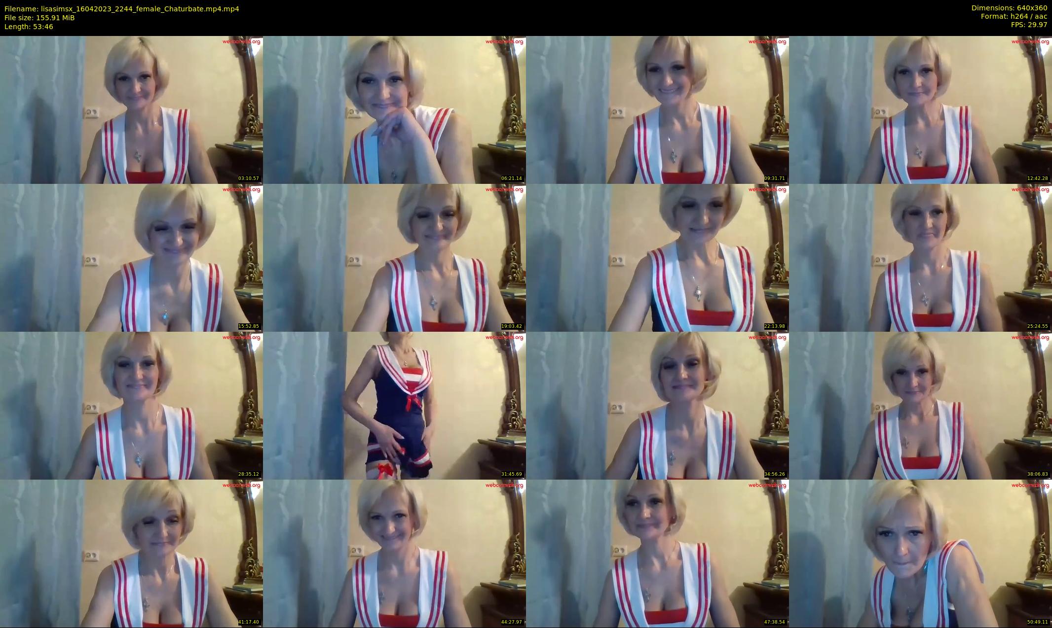 lisasimsx — 54 minute Chaturbate female cam show recording, 360p, Apr 16, 2023