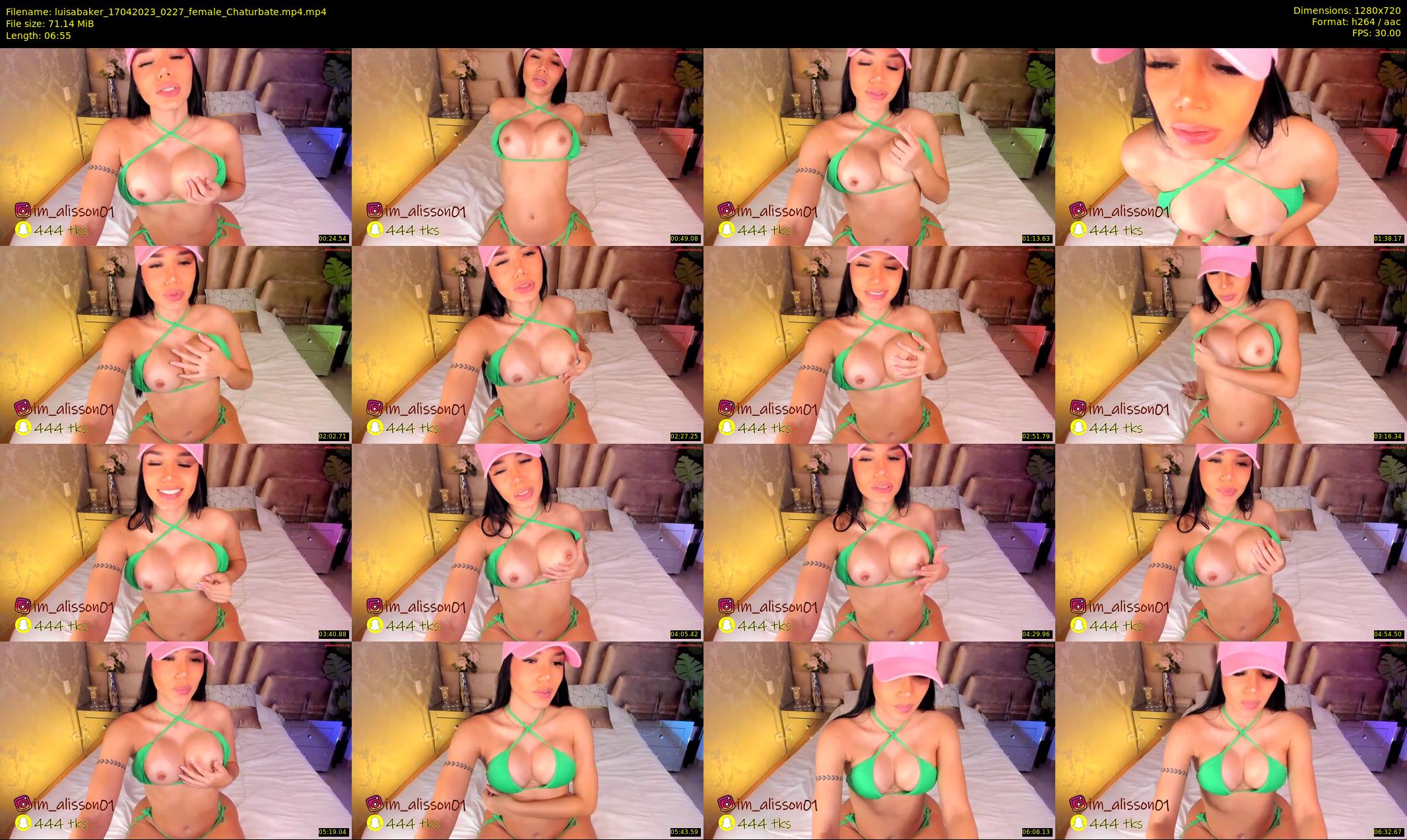 luisabaker — 7 minute Chaturbate female cam show recording, 720p, Apr 17, 2023