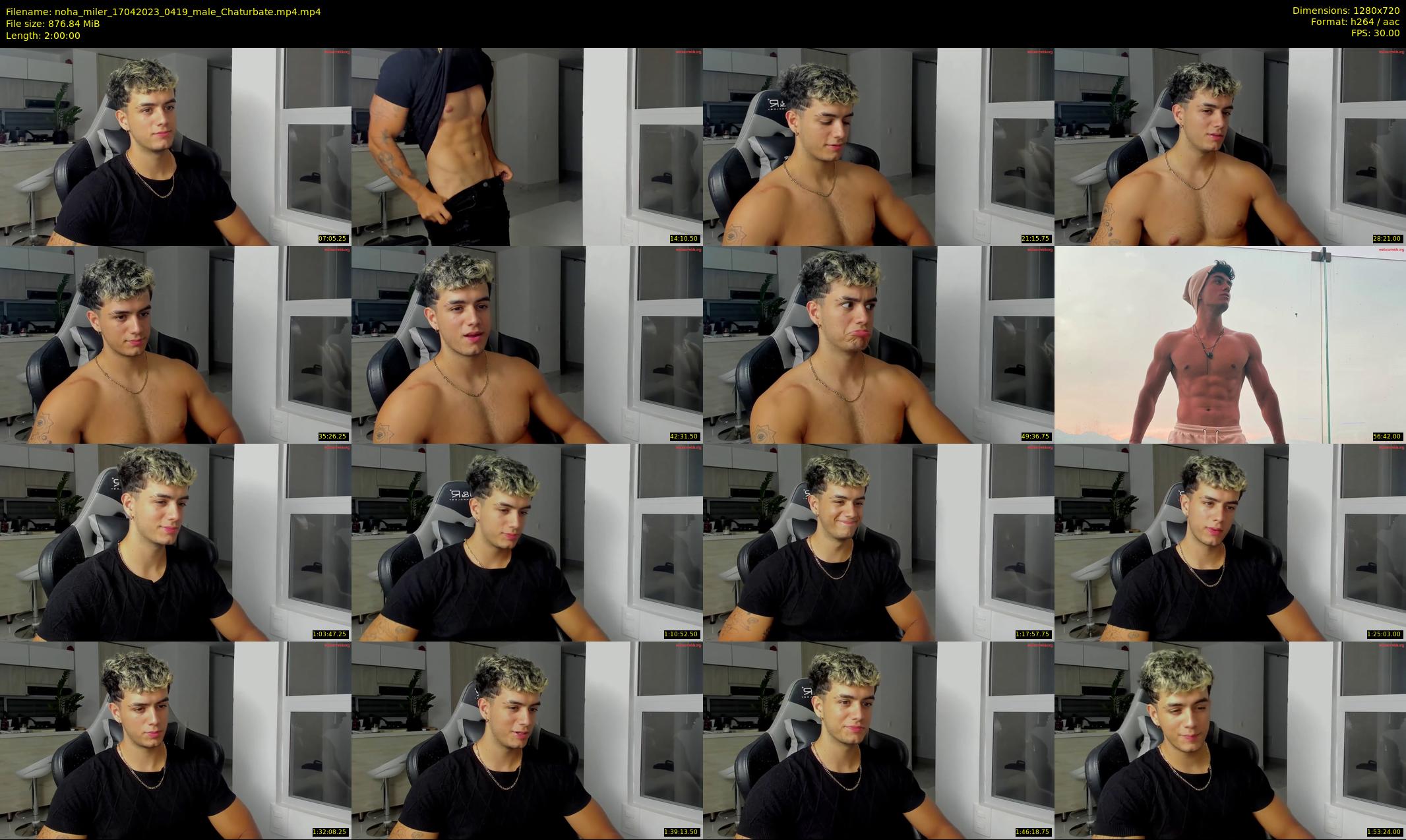 noha_miler — 120 minute Chaturbate male cam show recording, 720p, Apr 17, 2023