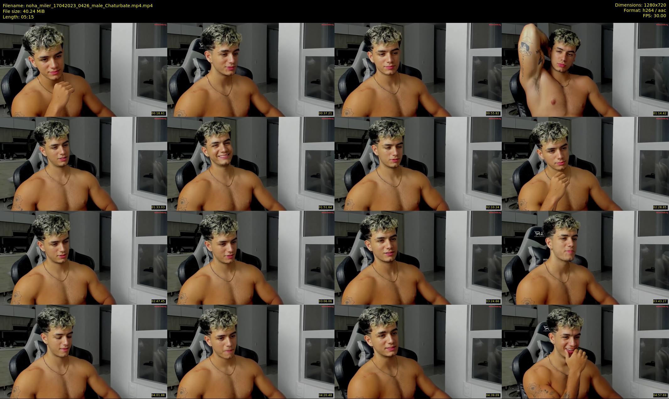 noha_miler — 6 minute Chaturbate male cam show recording, 720p, Apr 17, 2023
