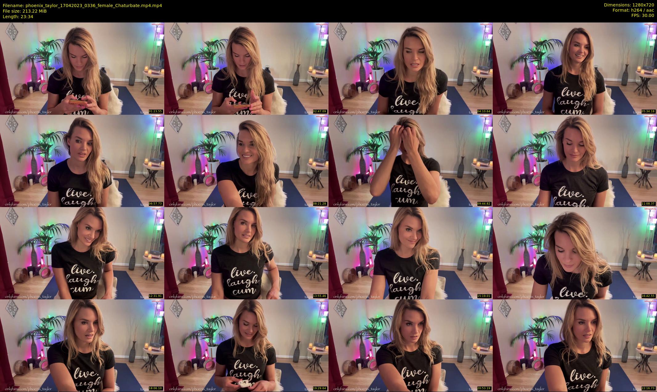 phoenix_taylor — 24 minute Chaturbate female cam show recording, 720p, Apr 17, 2023