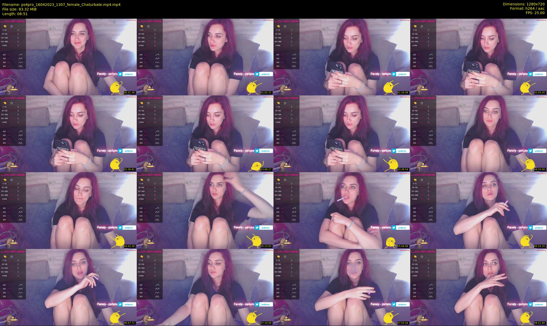 ps4pro — 9 minute Chaturbate female cam show recording, 720p, Apr 16, 2023