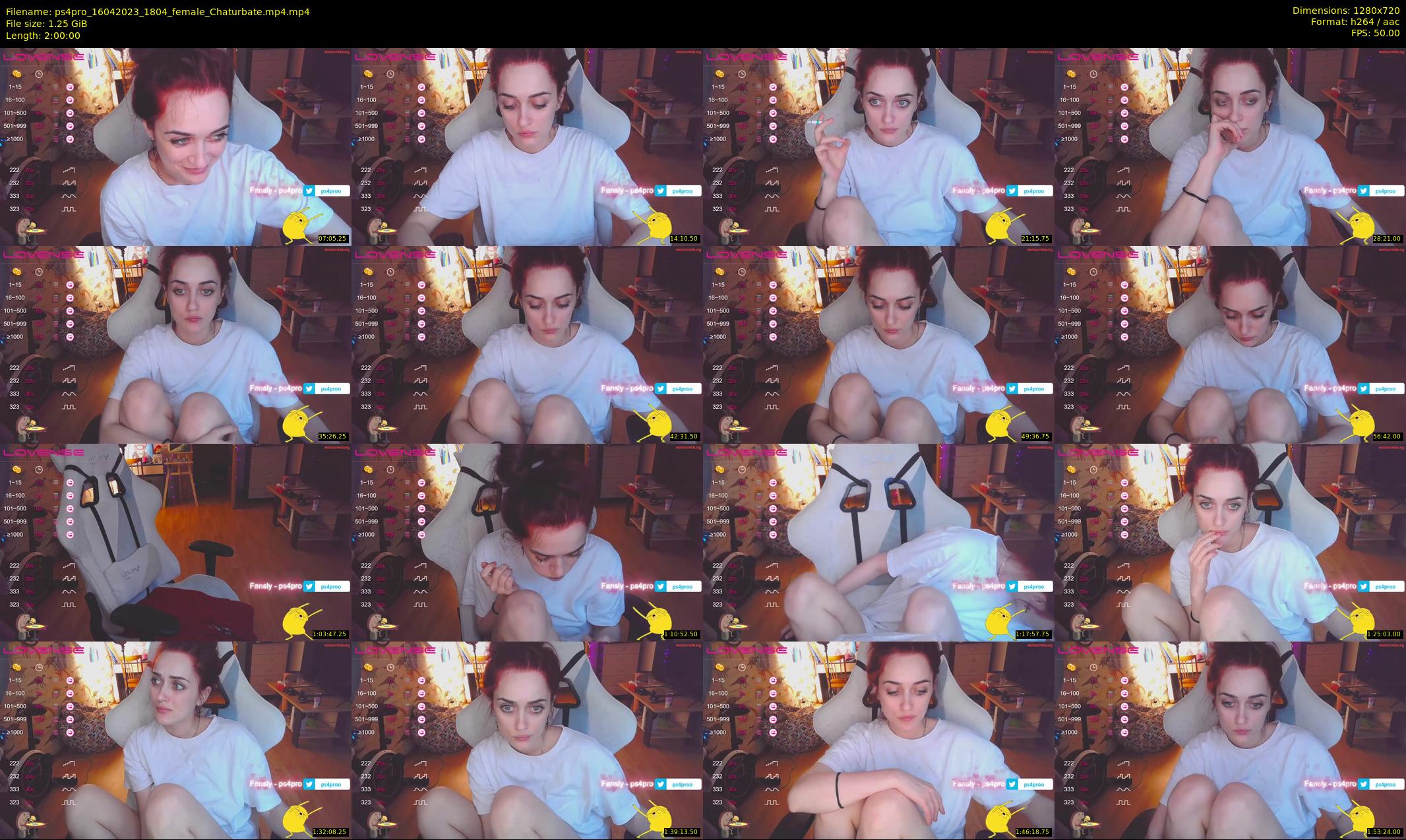 ps4pro — 120 minute Chaturbate female cam show recording, 720p, Apr 16, 2023