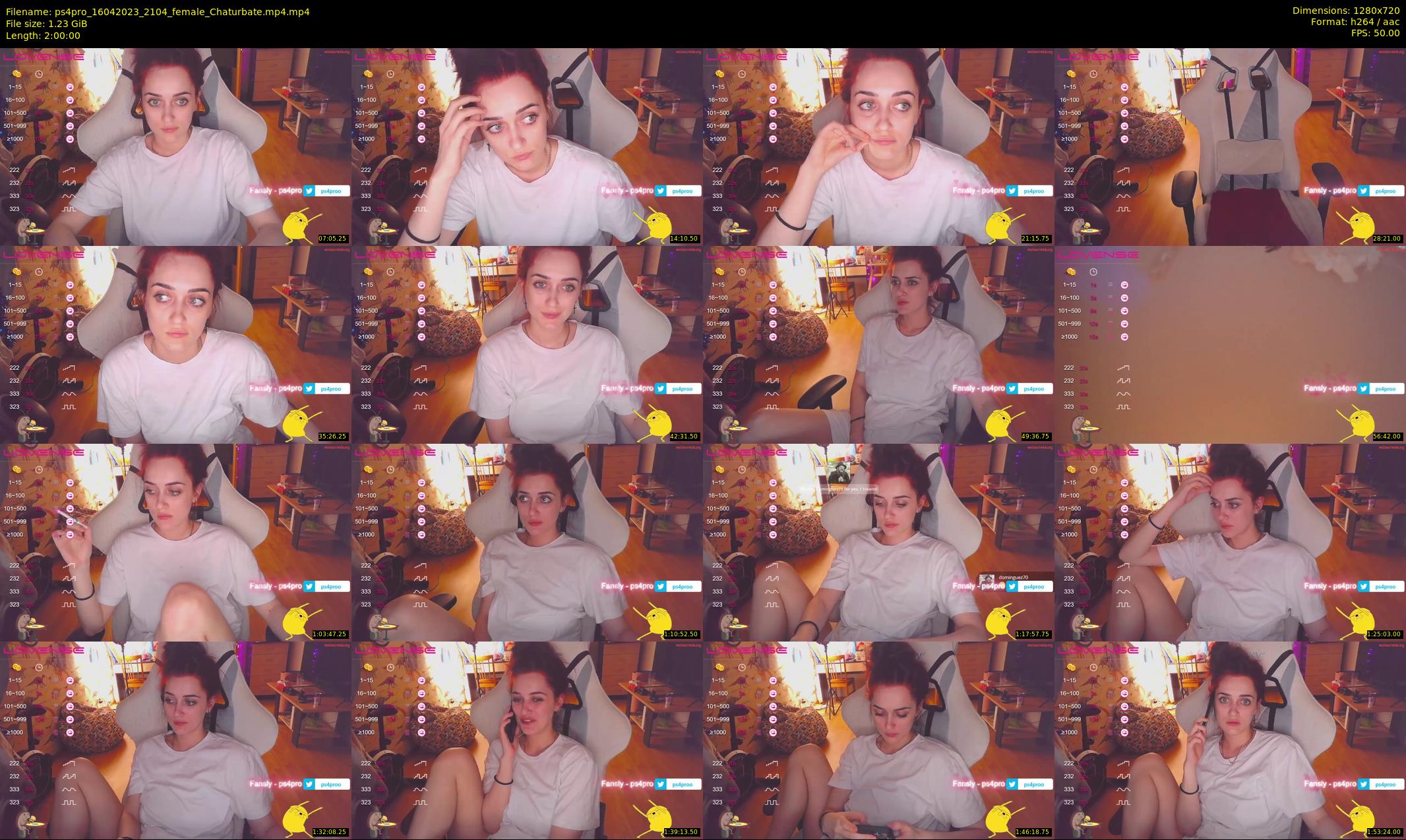 ps4pro — 120 minute Chaturbate female cam show recording, 720p, Apr 16, 2023
