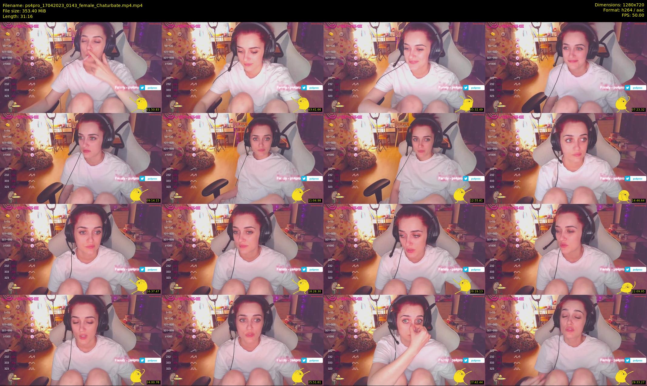 ps4pro — 32 minute Chaturbate female cam show recording, 720p, Apr 17, 2023