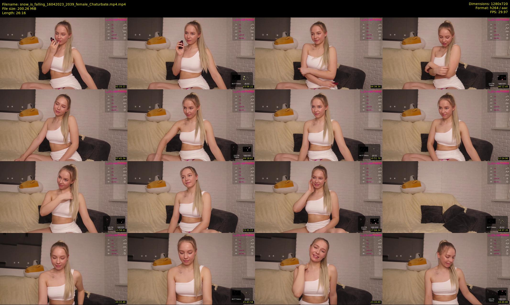 snow_is_falling — 27 minute Chaturbate female cam show recording, 720p, Apr 16, 2023