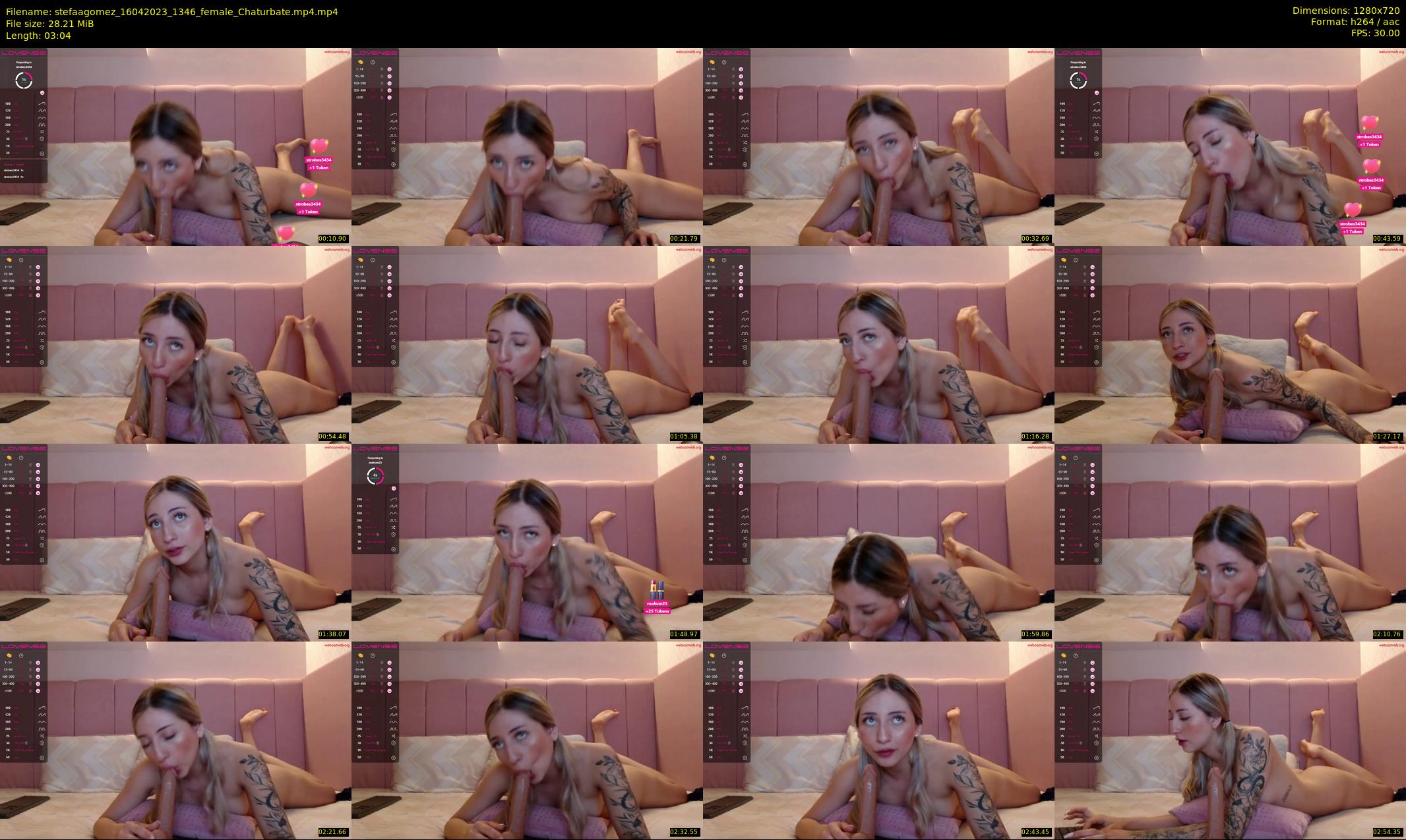 stefaagomez — 4 minute Chaturbate female cam show recording, 720p, Apr 16, 2023