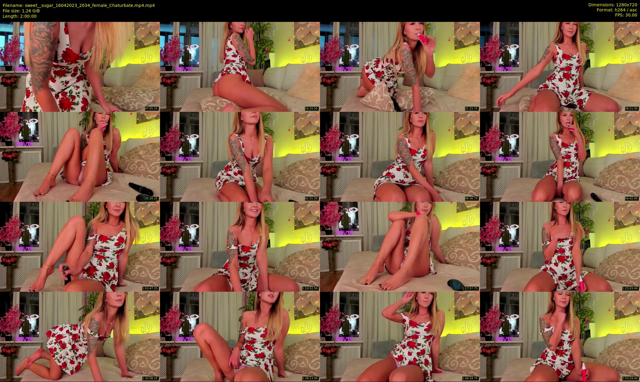 sweet__sugar — 120 minute Chaturbate female cam show recording, 720p, Apr 16, 2023