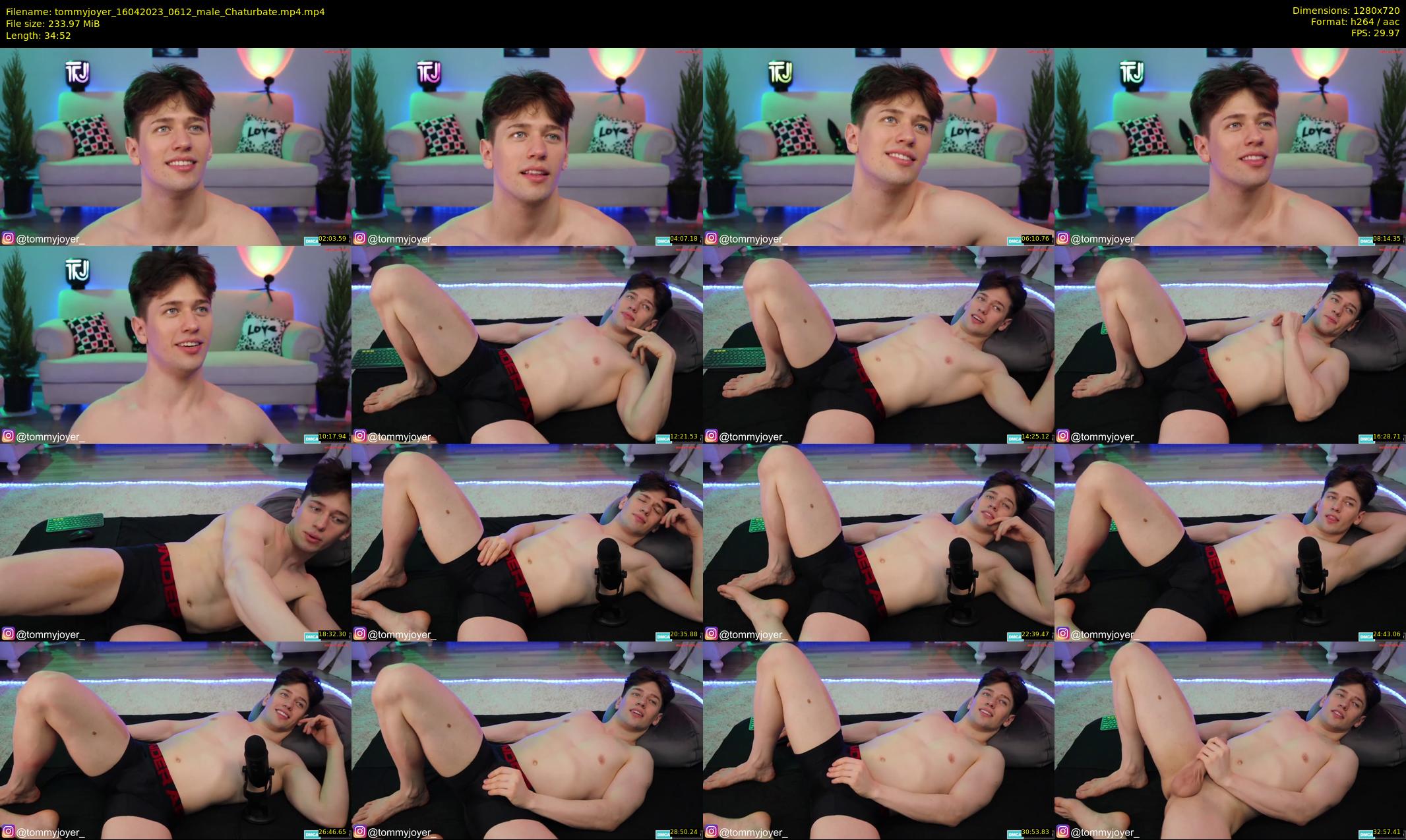 tommyjoyer — 35 minute Chaturbate male cam show recording, 720p, Apr 16, 2023