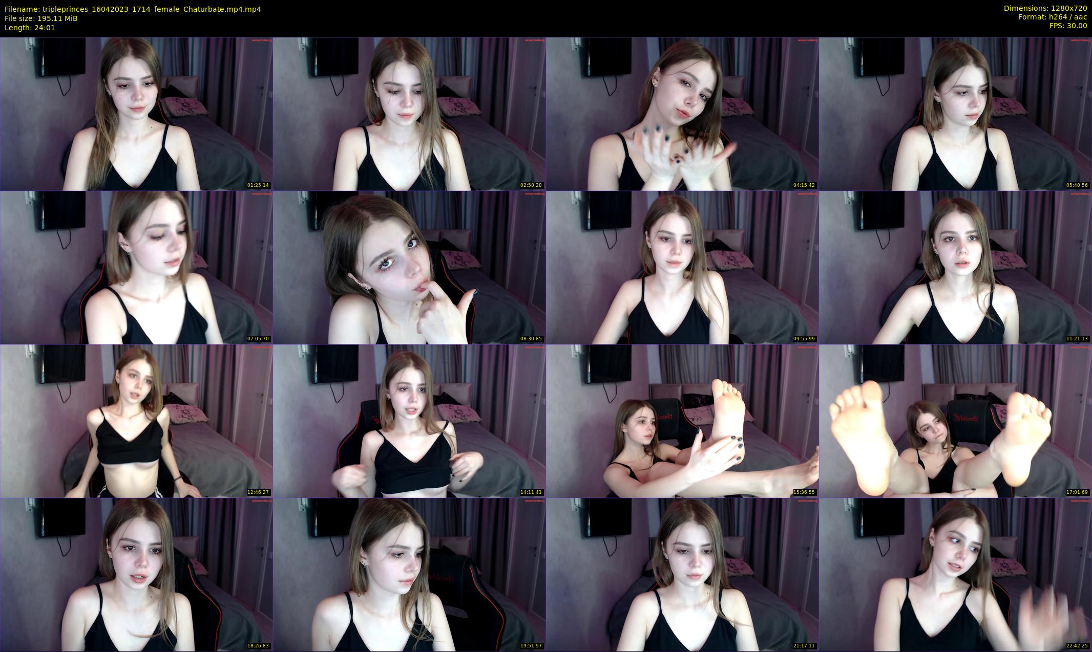 tripleprinces — 25 minute Chaturbate female cam show recording, 720p, Apr 16, 2023