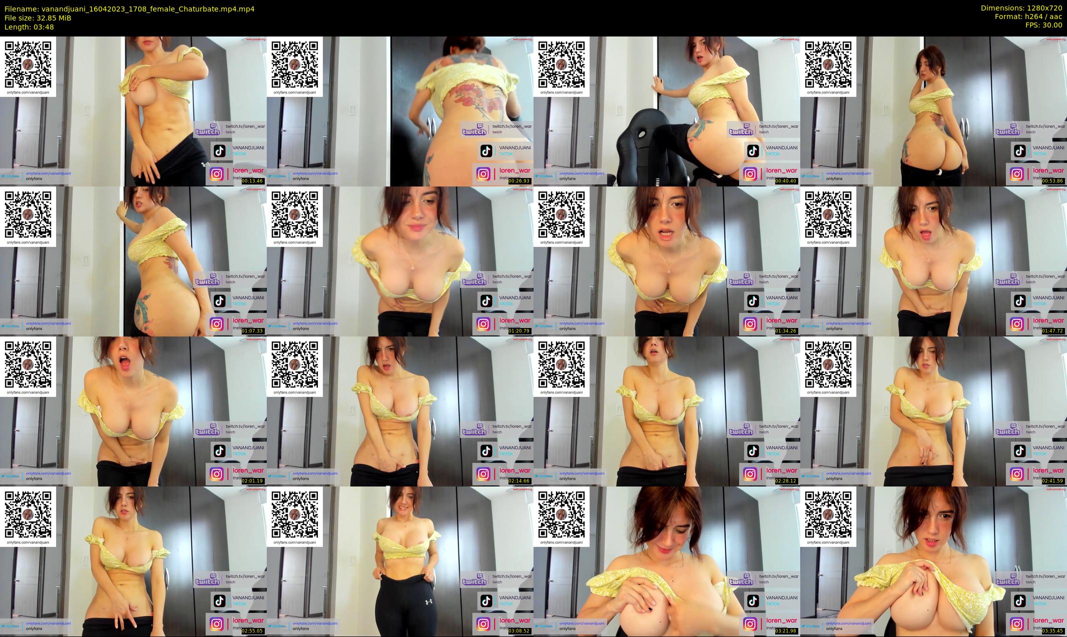 vanandjuani — 4 minute Chaturbate female cam show recording, 720p, Apr 16, 2023