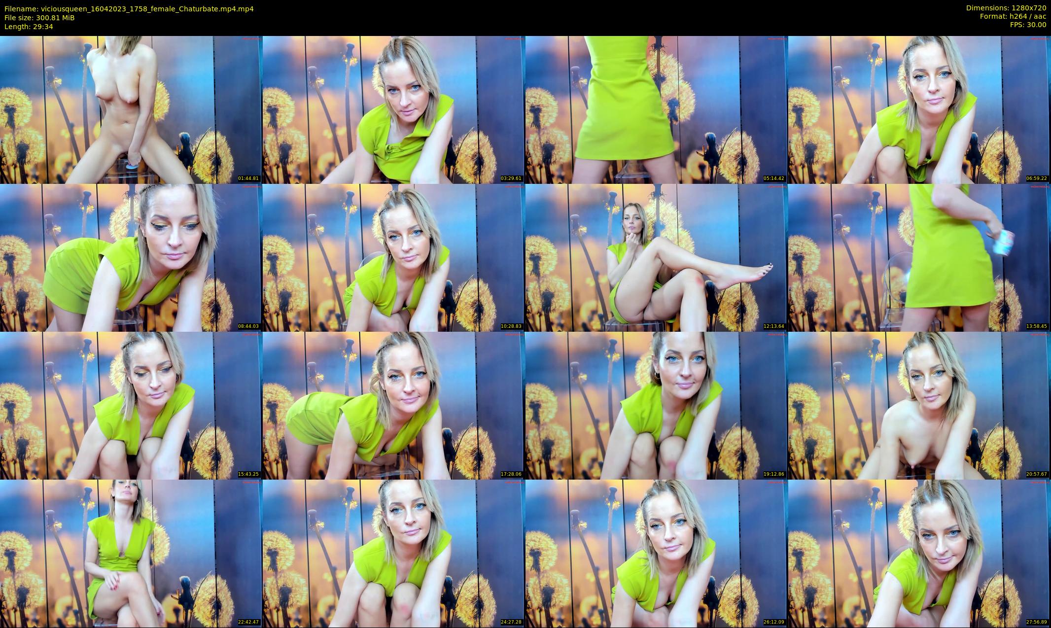 viciousqueen — 30 minute Chaturbate female cam show recording, 720p, Apr 16, 2023