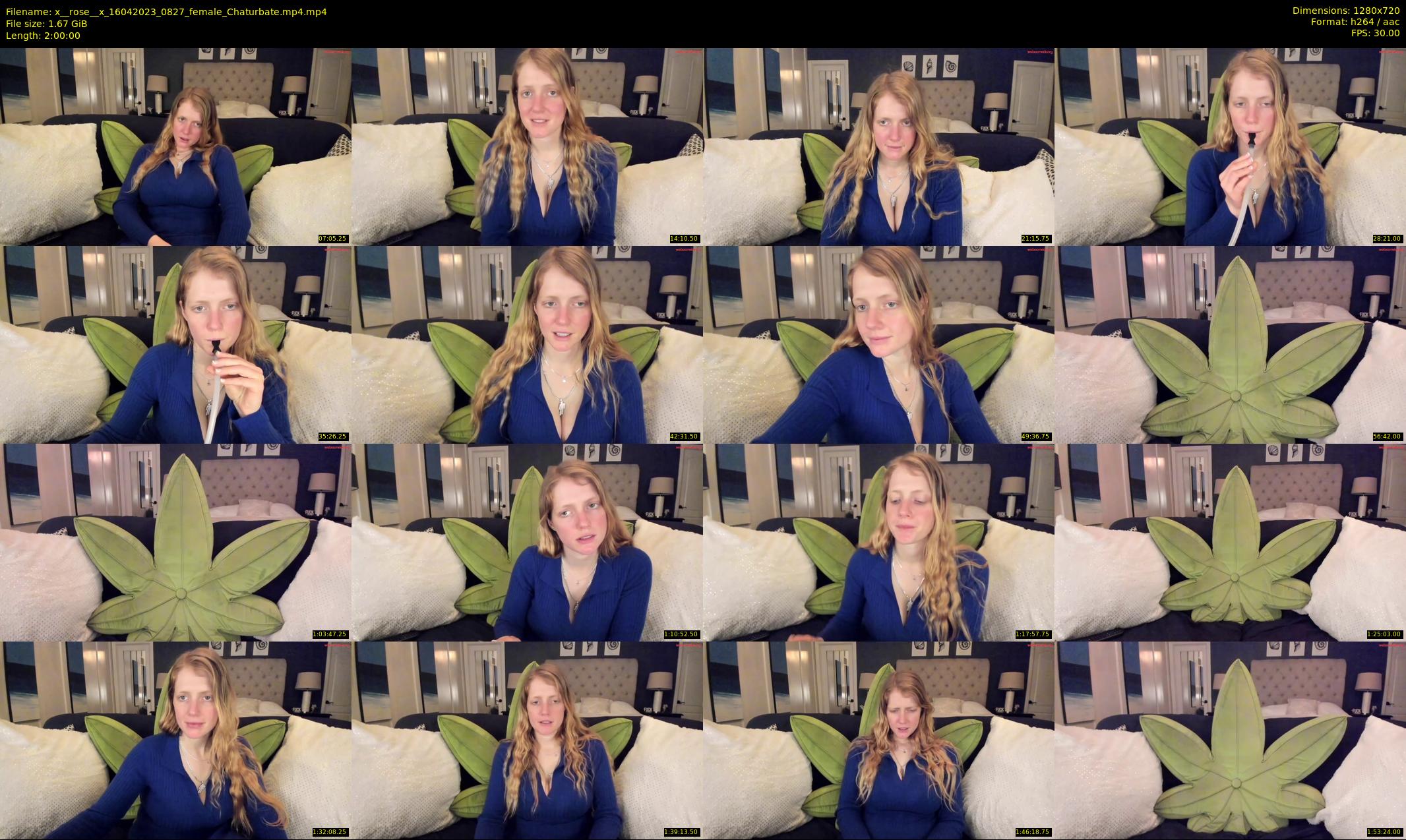 x__rose__x — 120 minute Chaturbate female cam show recording, 720p, Apr 16, 2023