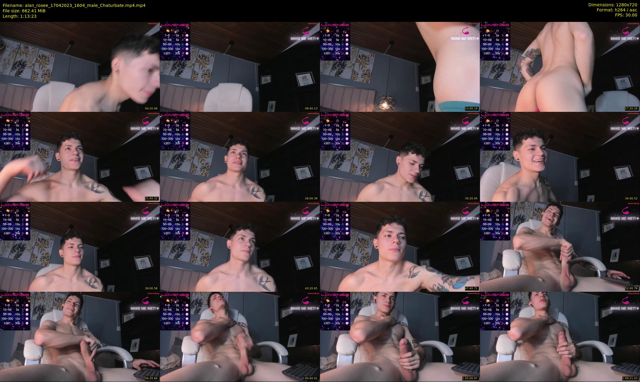 alan_rosee — 74 minute Chaturbate male cam show recording, 720p, Apr 17, 2023