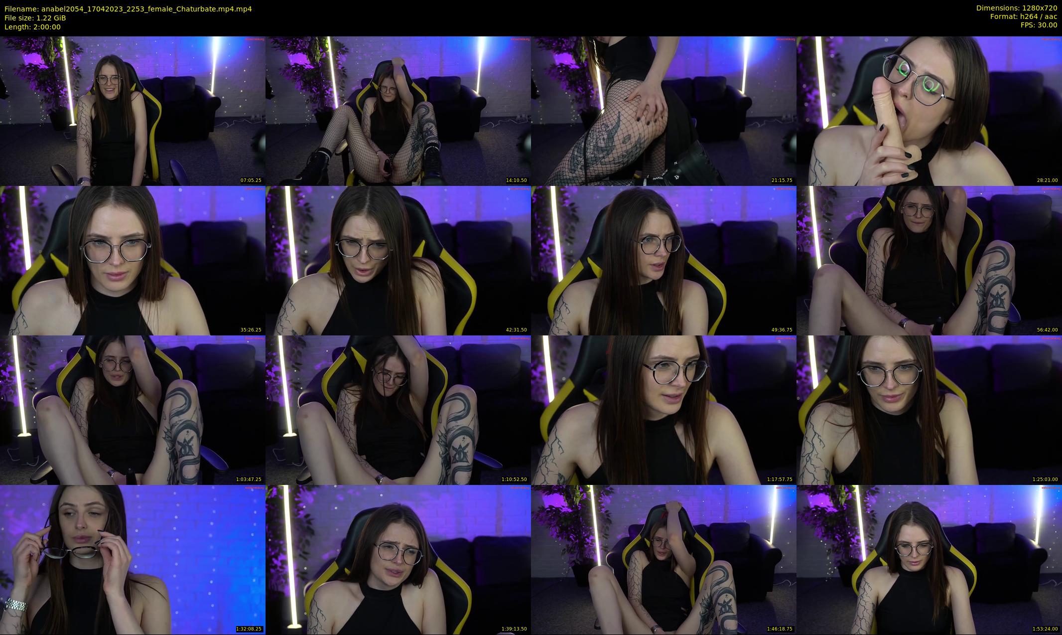 anabel2054 — 120 minute Chaturbate female cam show recording, 720p, Apr 17, 2023