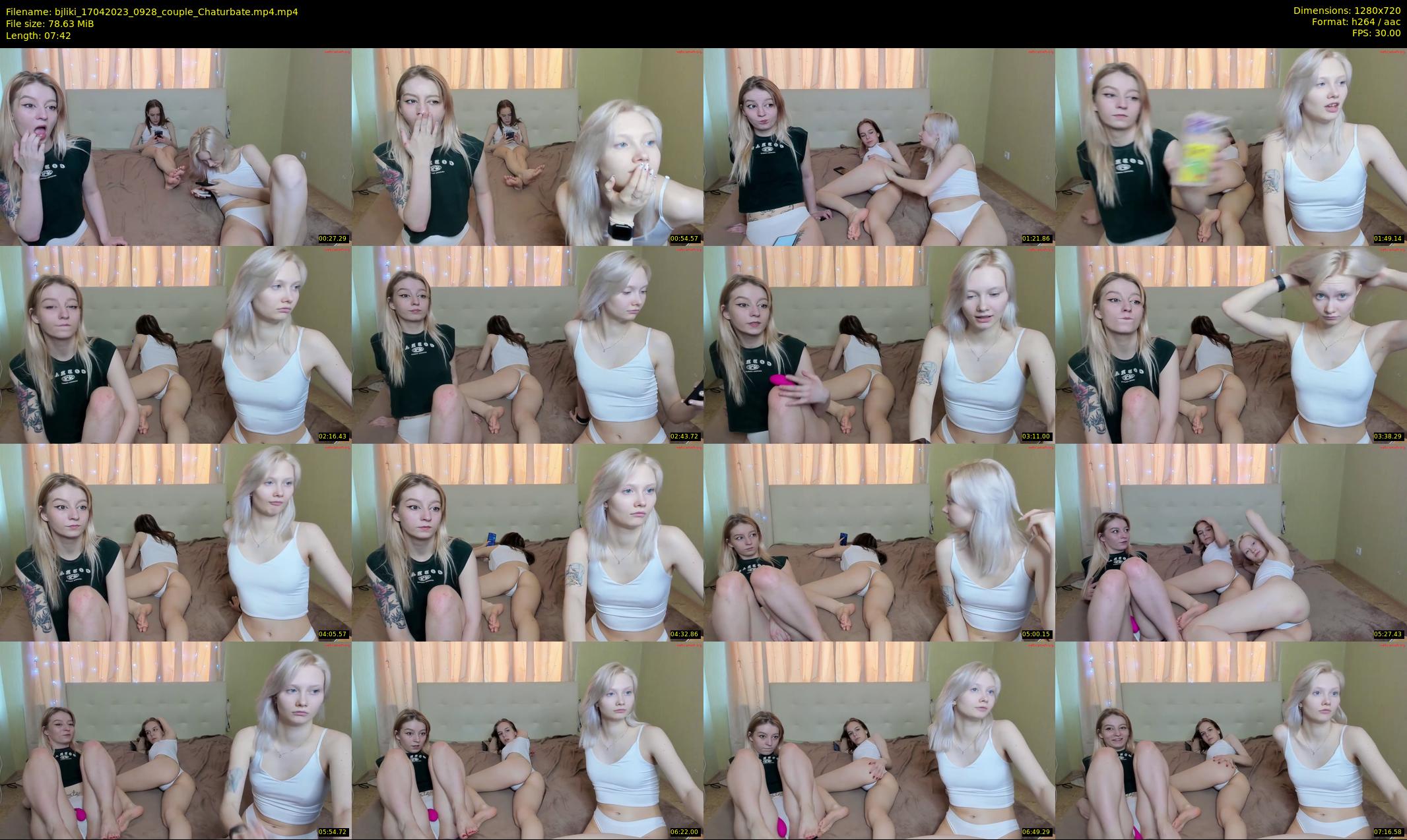 bjliki — 8 minute Chaturbate couple cam show recording, 720p, Apr 17, 2023