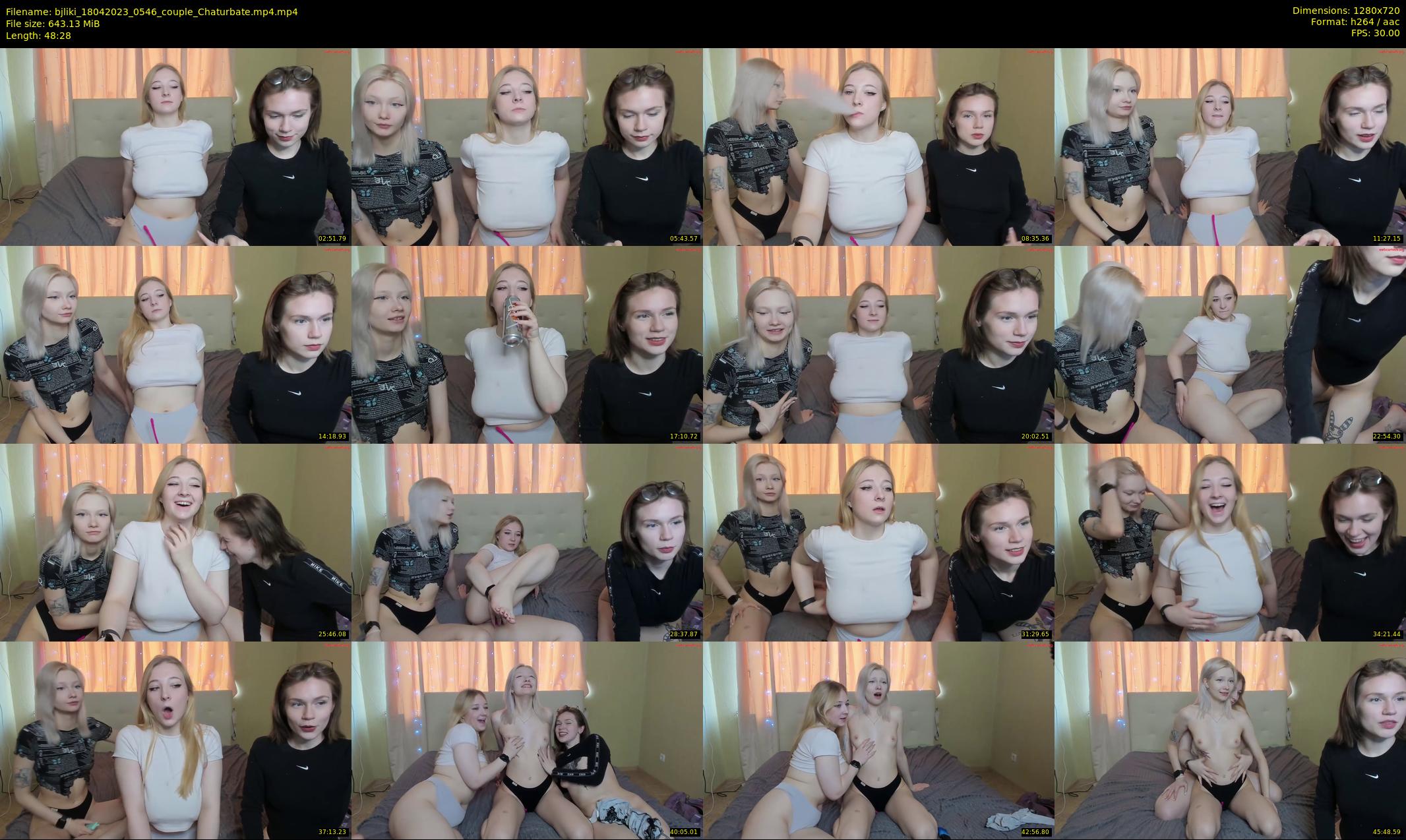 bjliki — 49 minute Chaturbate couple cam show recording, 720p, Apr 18, 2023