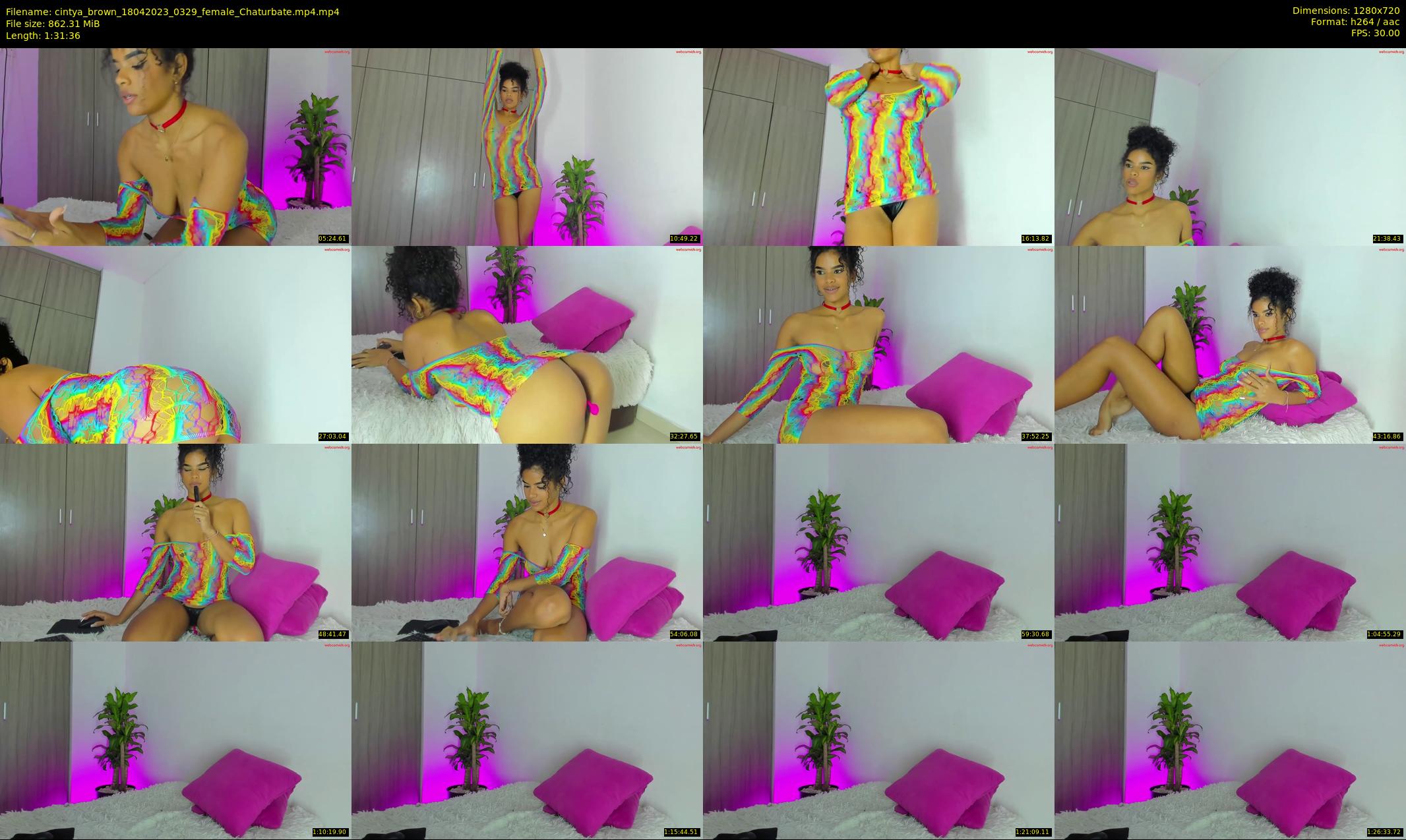 cintya_brown — 92 minute Chaturbate female cam show recording, 720p, Apr 18, 2023