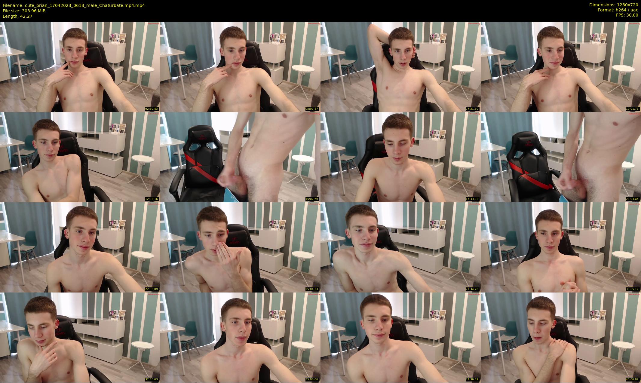 cute_brian — 43 minute Chaturbate male cam show recording, 720p, Apr 17, 2023