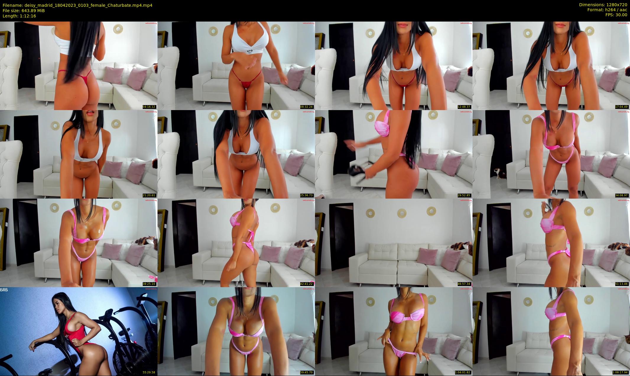 deisy_madrid — 73 minute Chaturbate female cam show recording, 720p, Apr 18, 2023