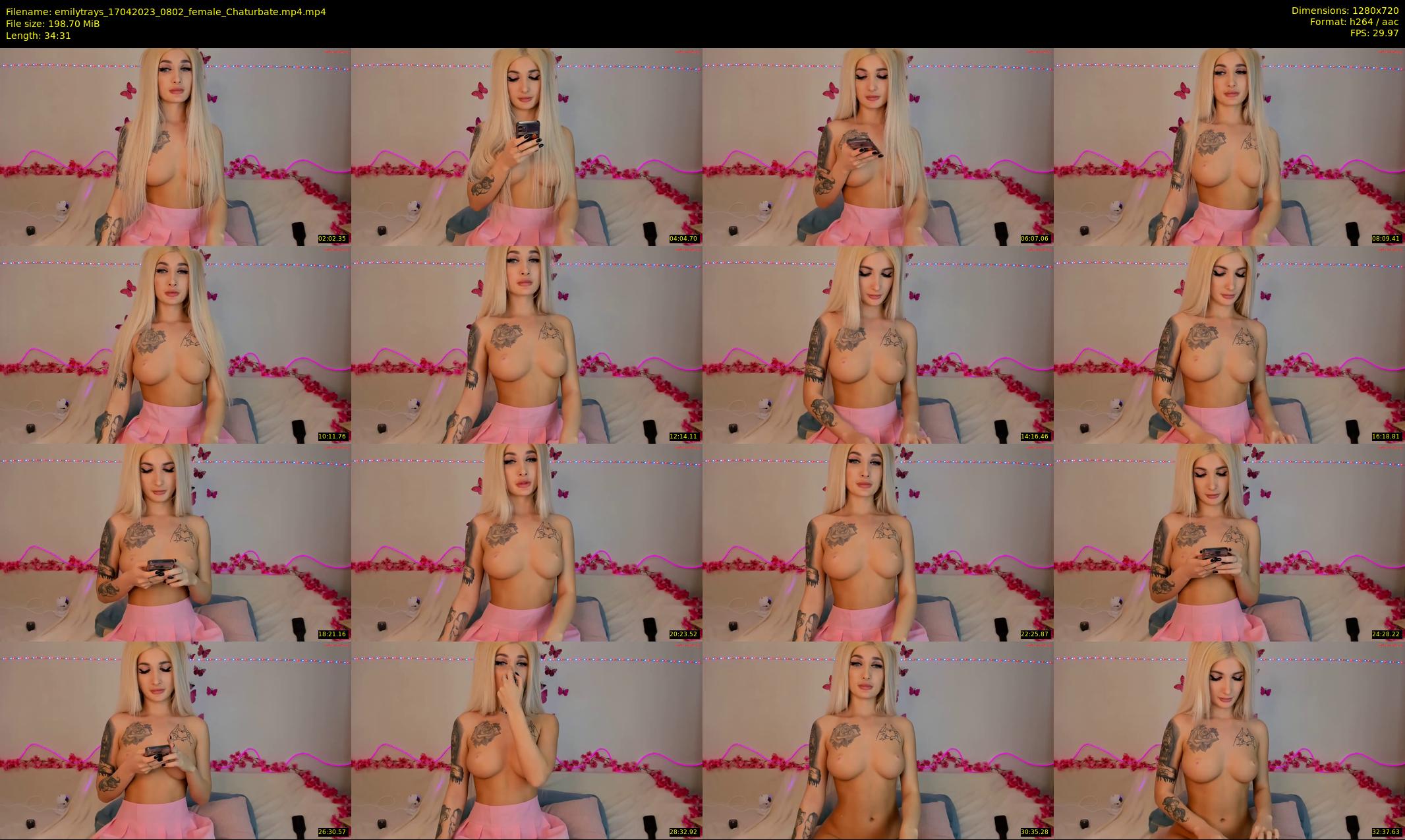 emilytrays — 35 minute Chaturbate female cam show recording, 720p, Apr 17, 2023
