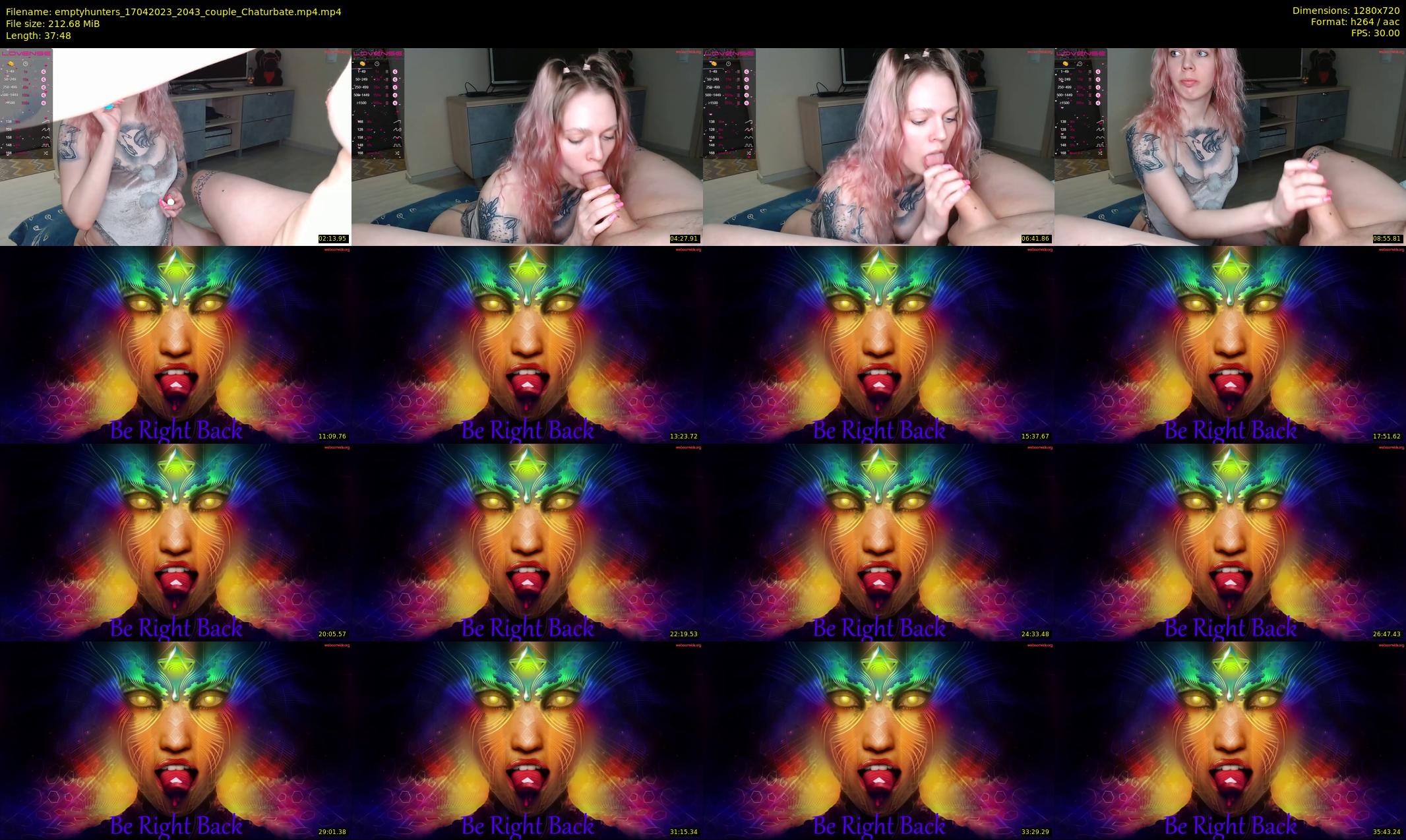 emptyhunters — 38 minute Chaturbate couple cam show recording, 720p, Apr 17, 2023