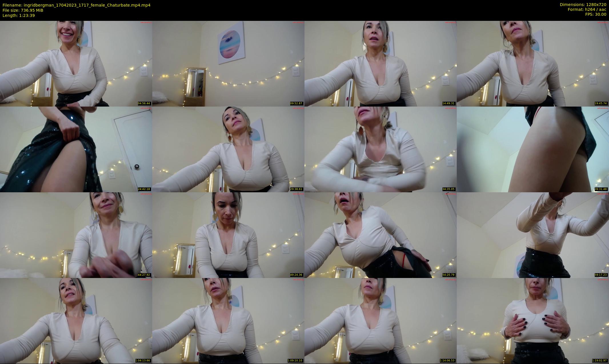 ingridbergman — 84 minute Chaturbate female cam show recording, 720p, Apr 17, 2023