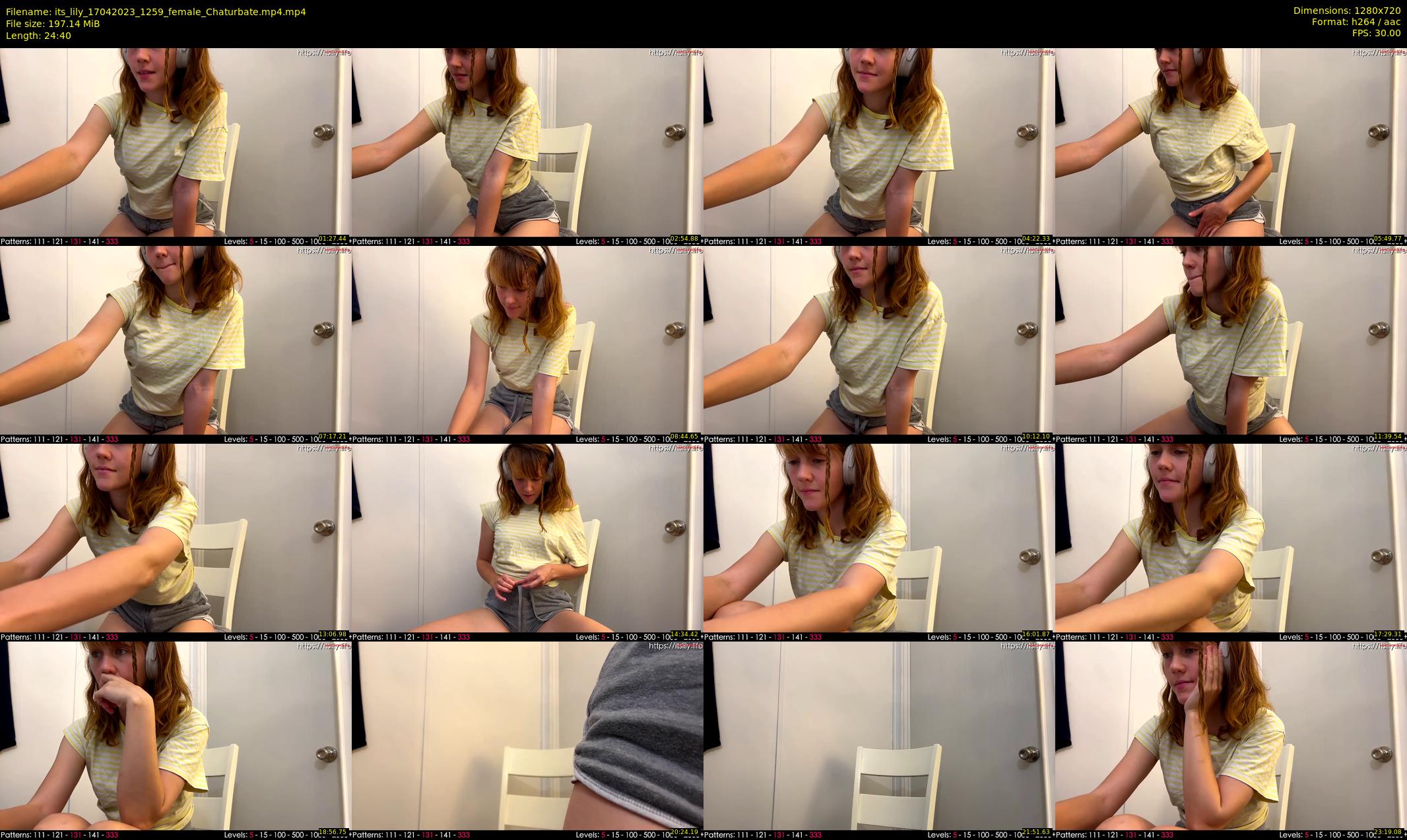 its_lily — 25 minute Chaturbate female cam show recording, 720p, Apr 17, 2023
