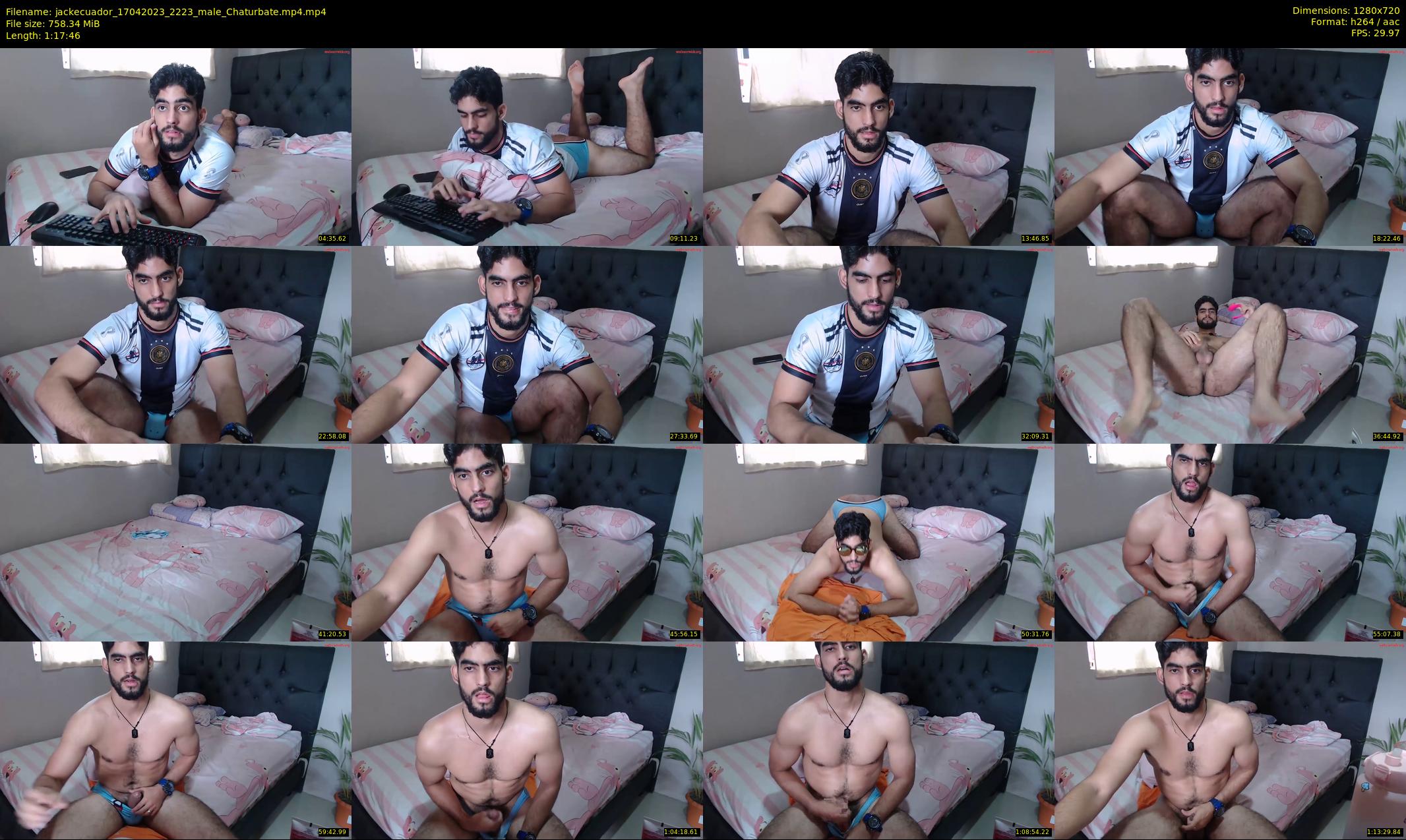 jackecuador — 78 minute Chaturbate male cam show recording, 720p, Apr 17, 2023
