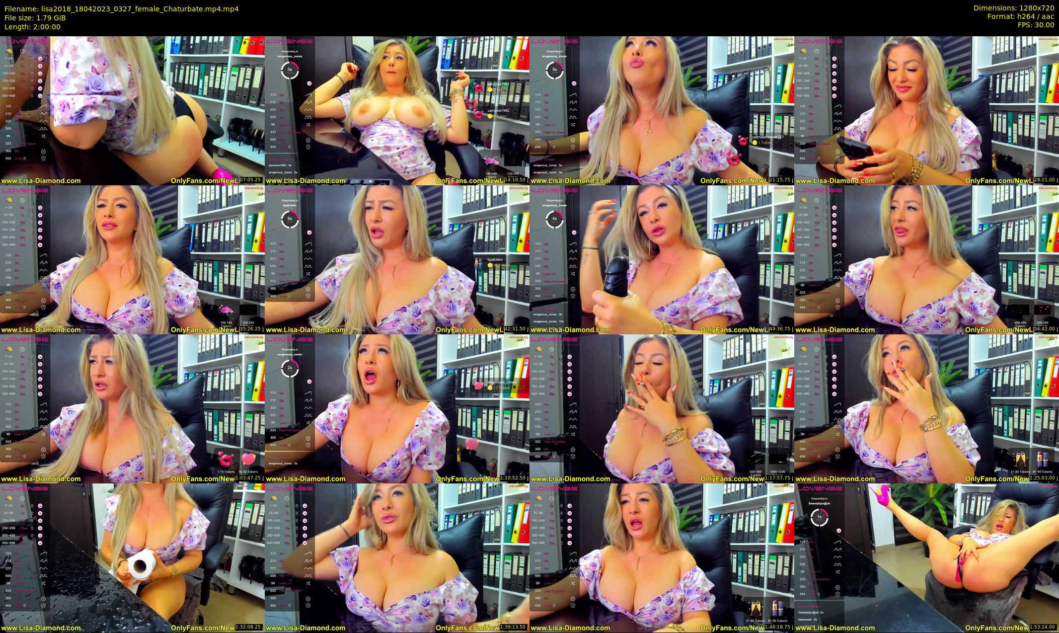 lisa2018 — 120 minute Chaturbate female cam show recording, 720p, Apr 18, 2023