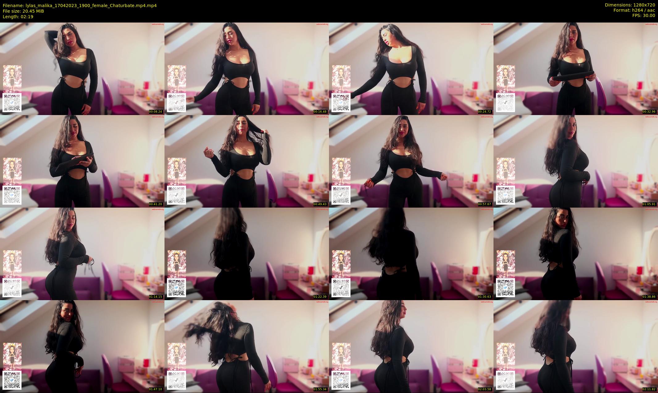 lylas_malika — 3 minute Chaturbate female cam show recording, 720p, Apr 17, 2023