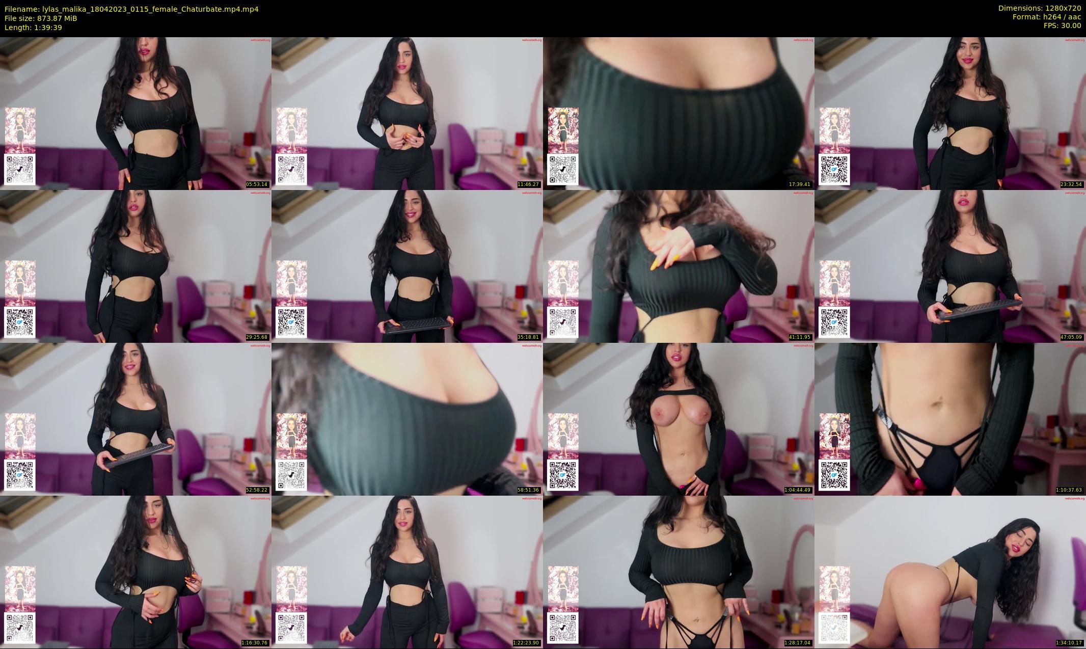 lylas_malika — 100 minute Chaturbate female cam show recording, 720p, Apr 18, 2023