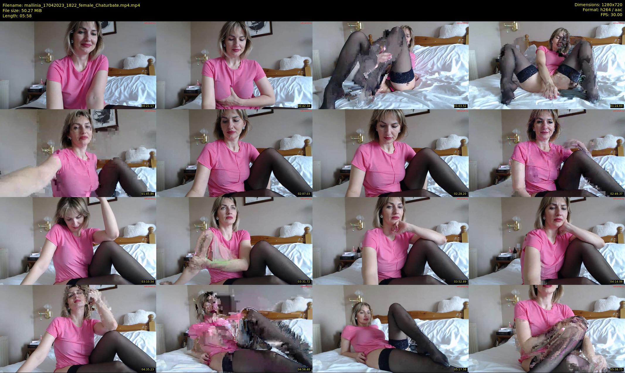 mallinia — 6 minute Chaturbate female cam show recording, 720p, Apr 17, 2023
