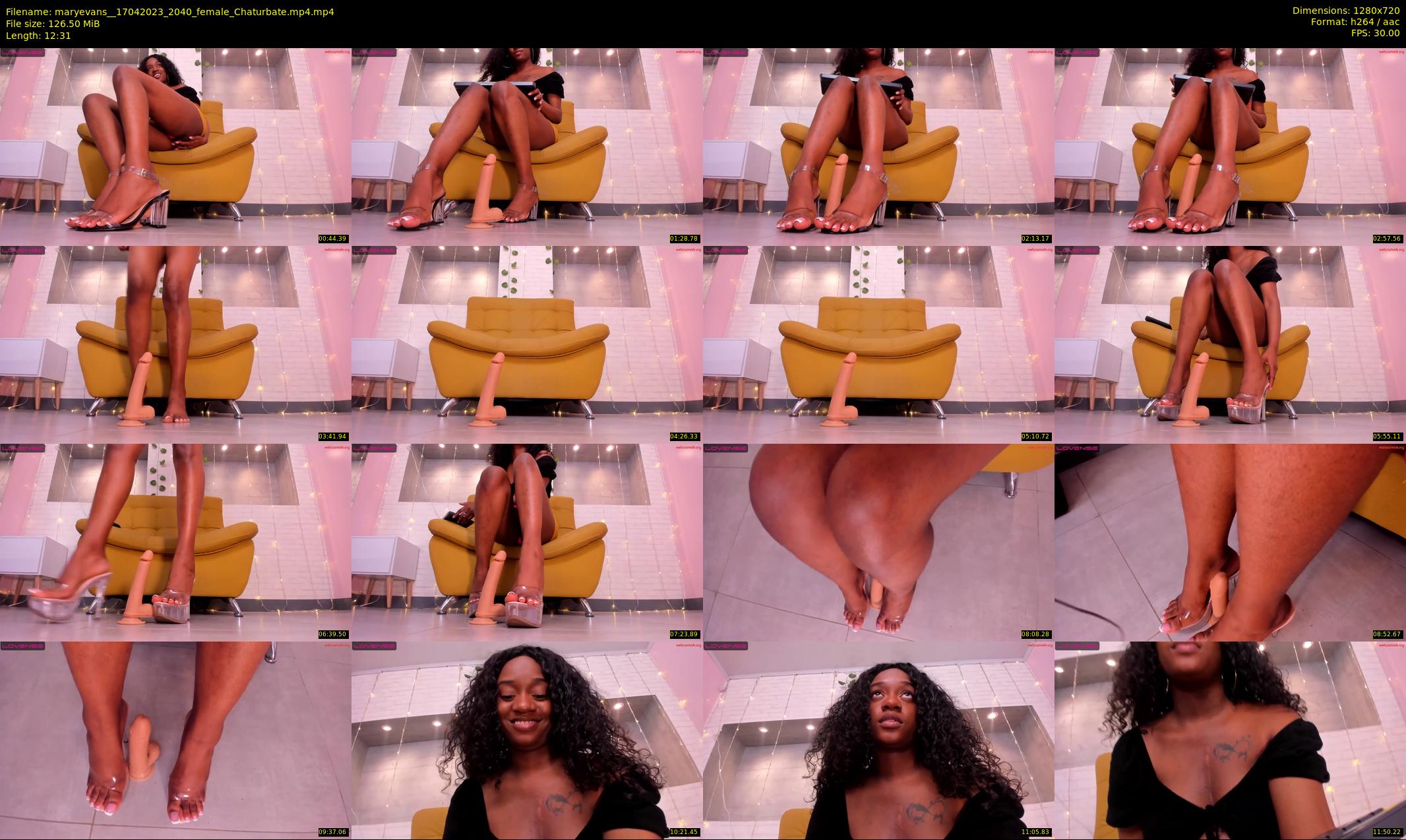 maryevans_ — 13 minute Chaturbate female cam show recording, 720p, Apr 17, 2023