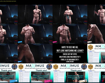 maximus_787 — 7 minute Chaturbate male cam show recording, 720p, Apr 18, 2023