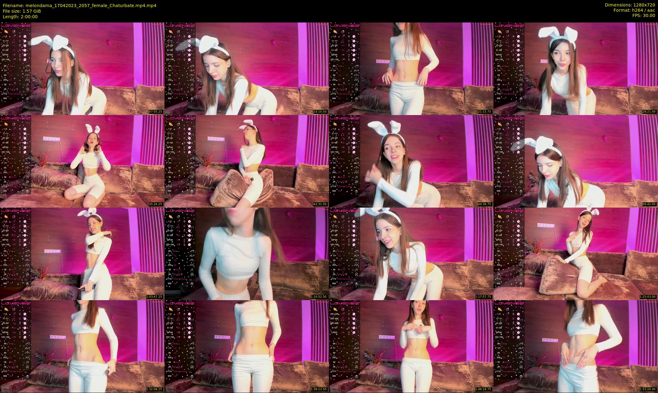 melondama — 120 minute Chaturbate female cam show recording, 720p, Apr 17, 2023