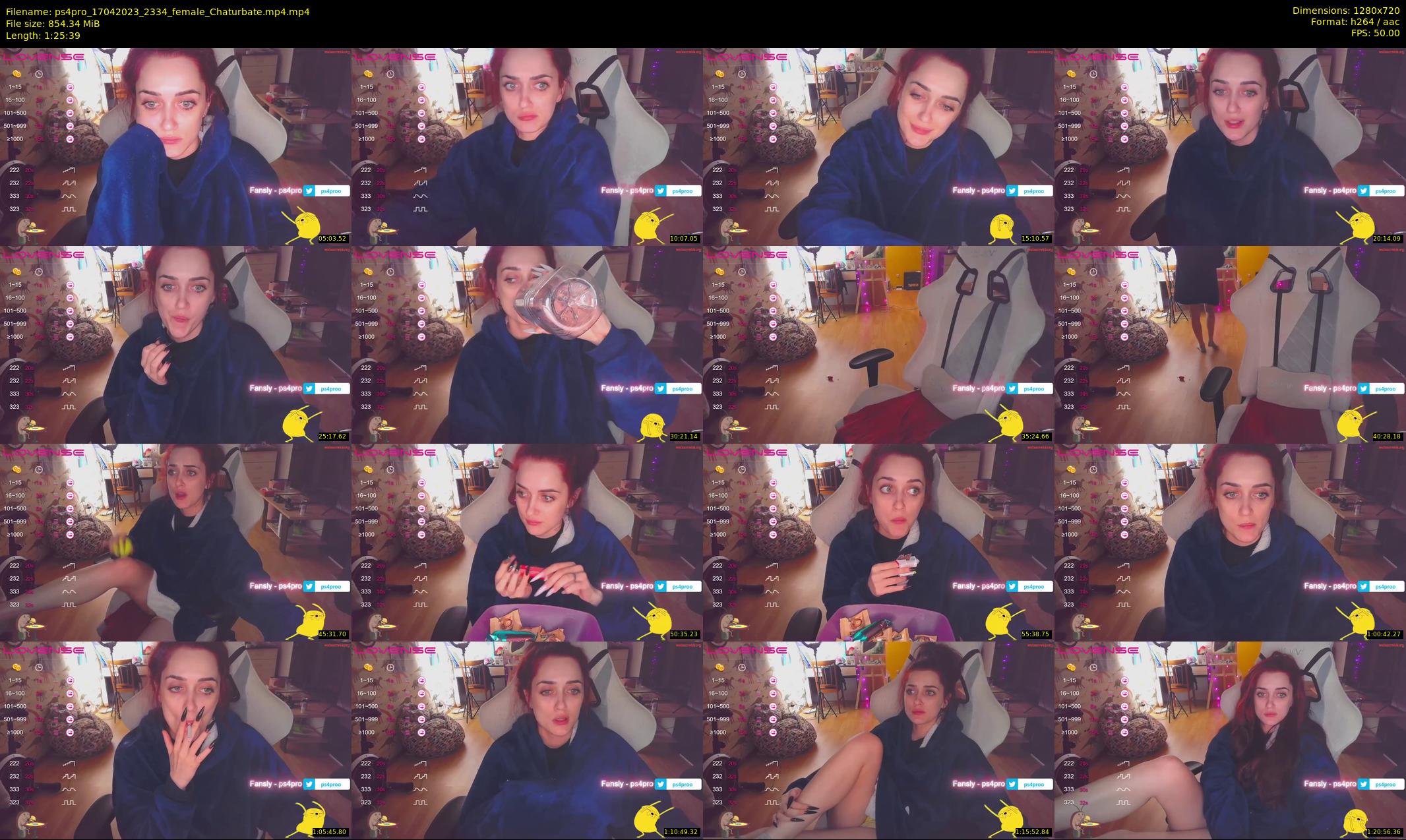 ps4pro — 86 minute Chaturbate female cam show recording, 720p, Apr 17, 2023