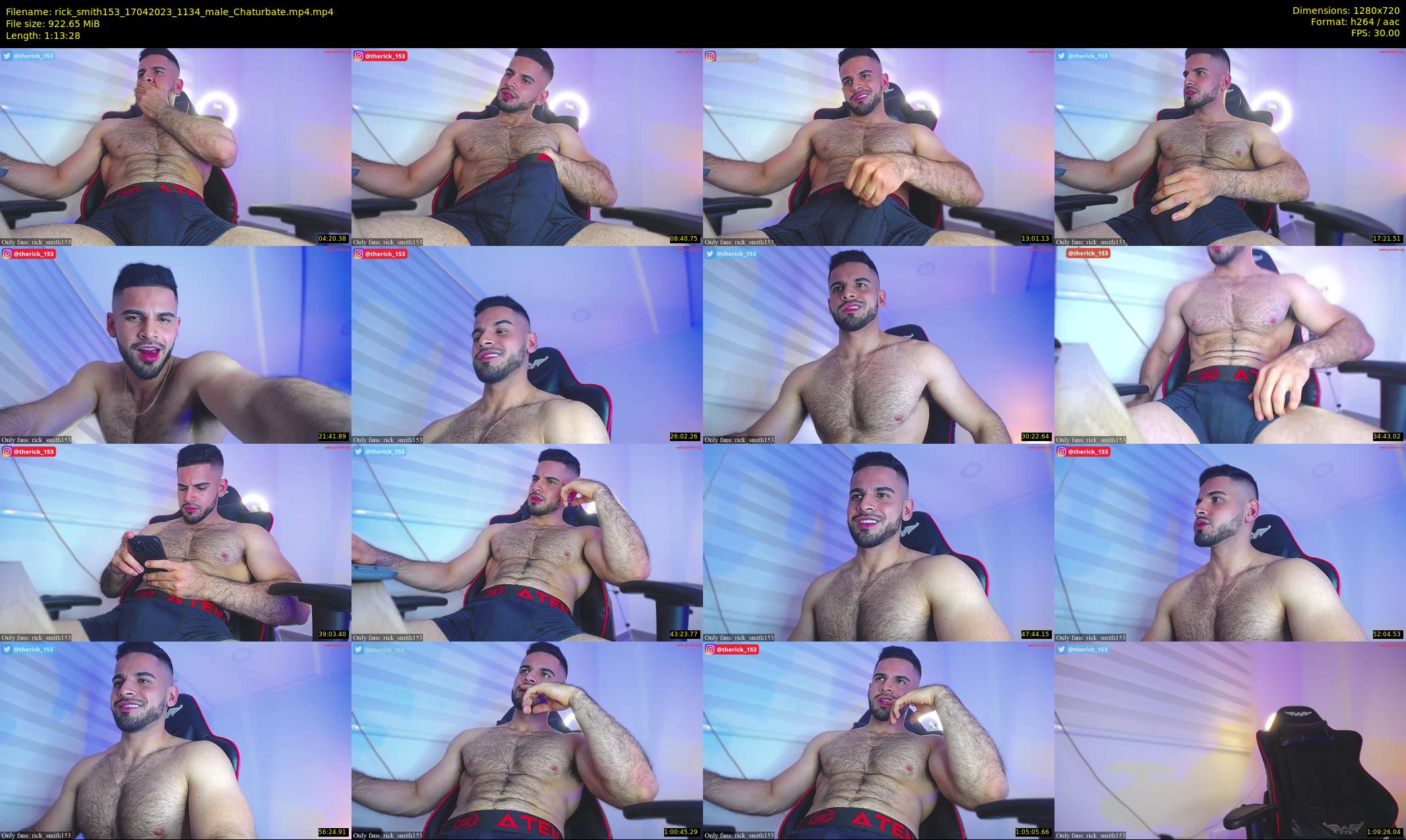 rick_smith153 — 74 minute Chaturbate male cam show recording, 720p, Apr 17, 2023