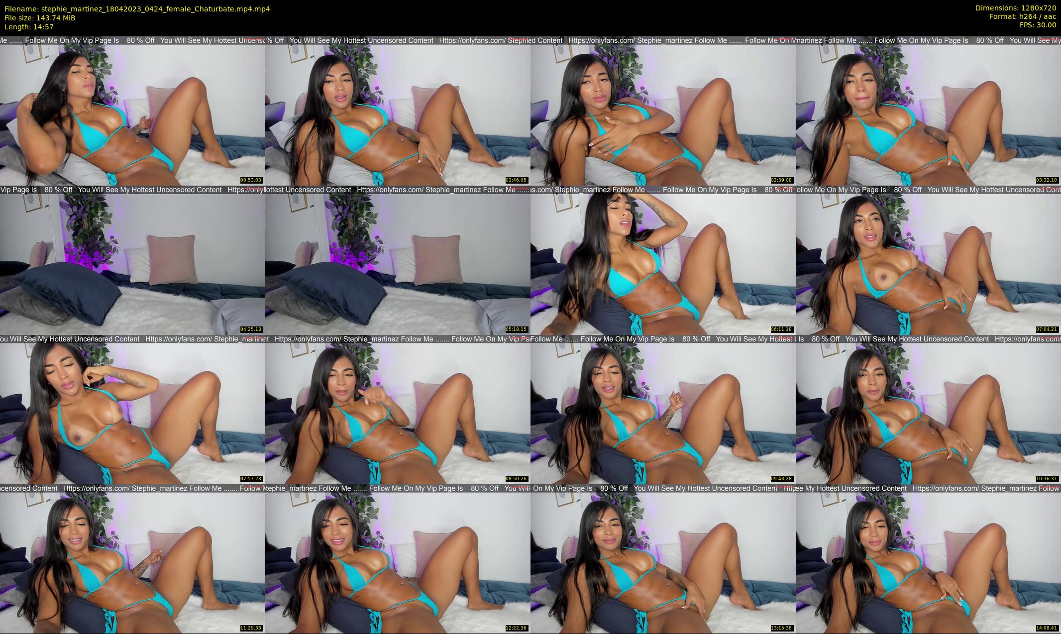 stephie_martinez — 15 minute Chaturbate female cam show recording, 720p, Apr 18, 2023