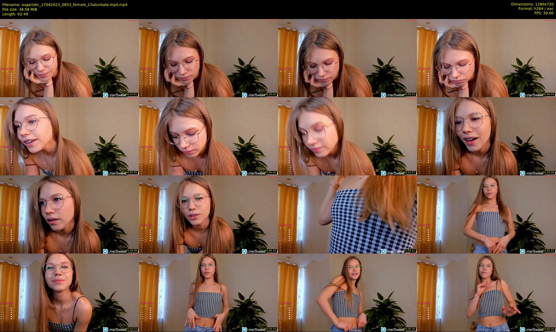 sugaristic — 3 minute Chaturbate female cam show recording, 720p, Apr 17, 2023