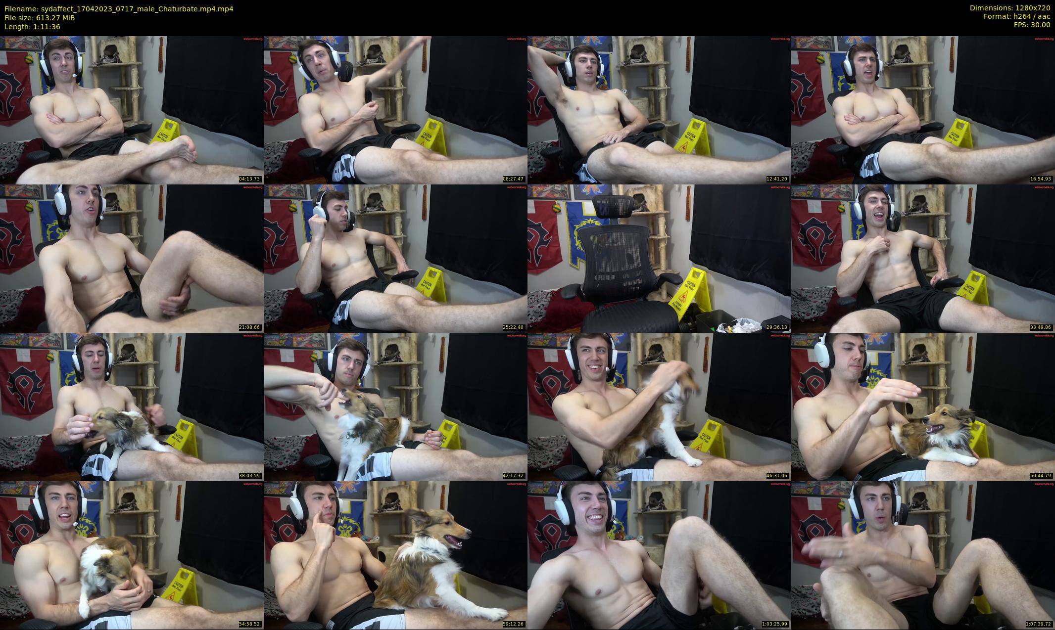 sydaffect — 72 minute Chaturbate male cam show recording, 720p, Apr 17, 2023