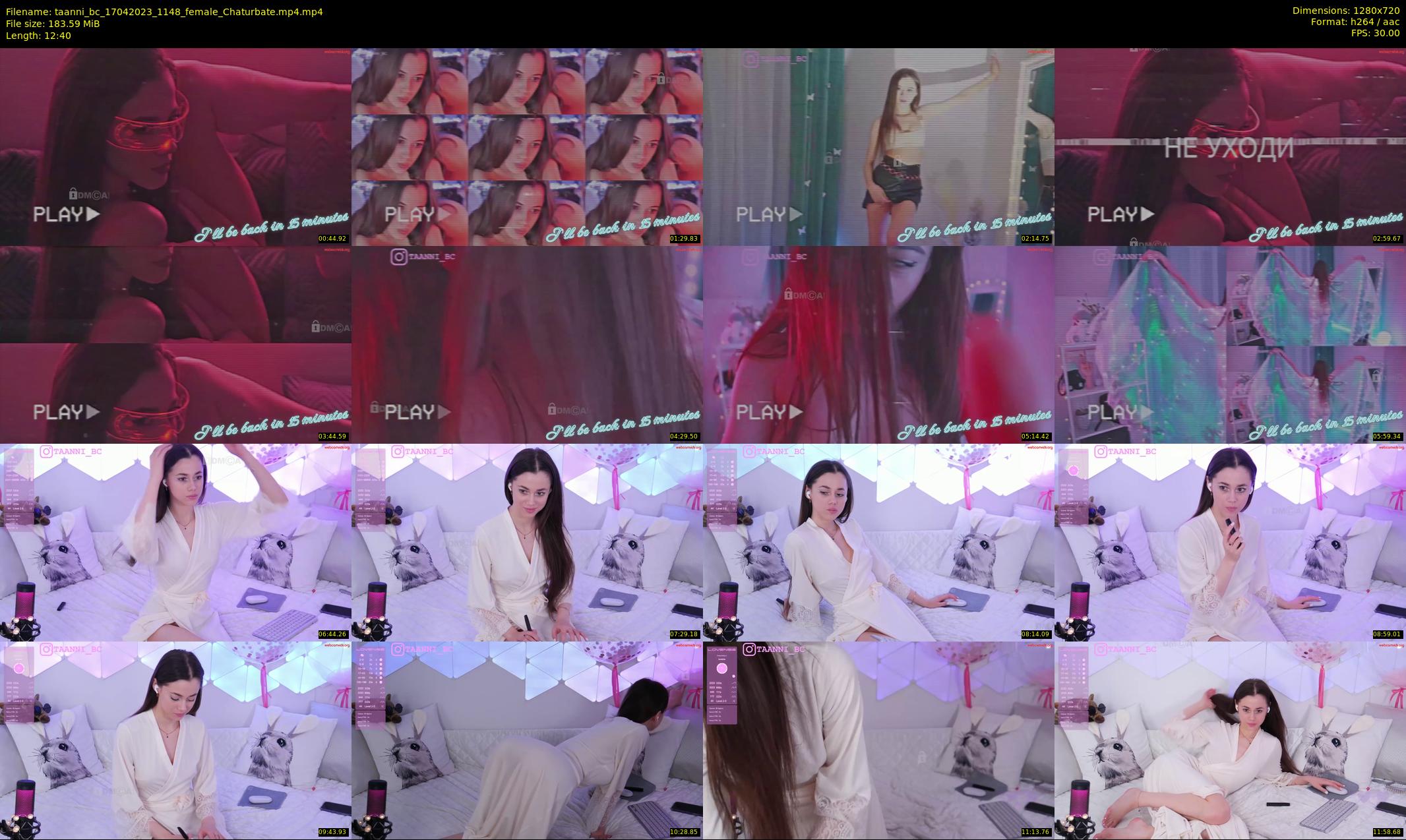 taanni_bc — 13 minute Chaturbate female cam show recording, 720p, Apr 17, 2023