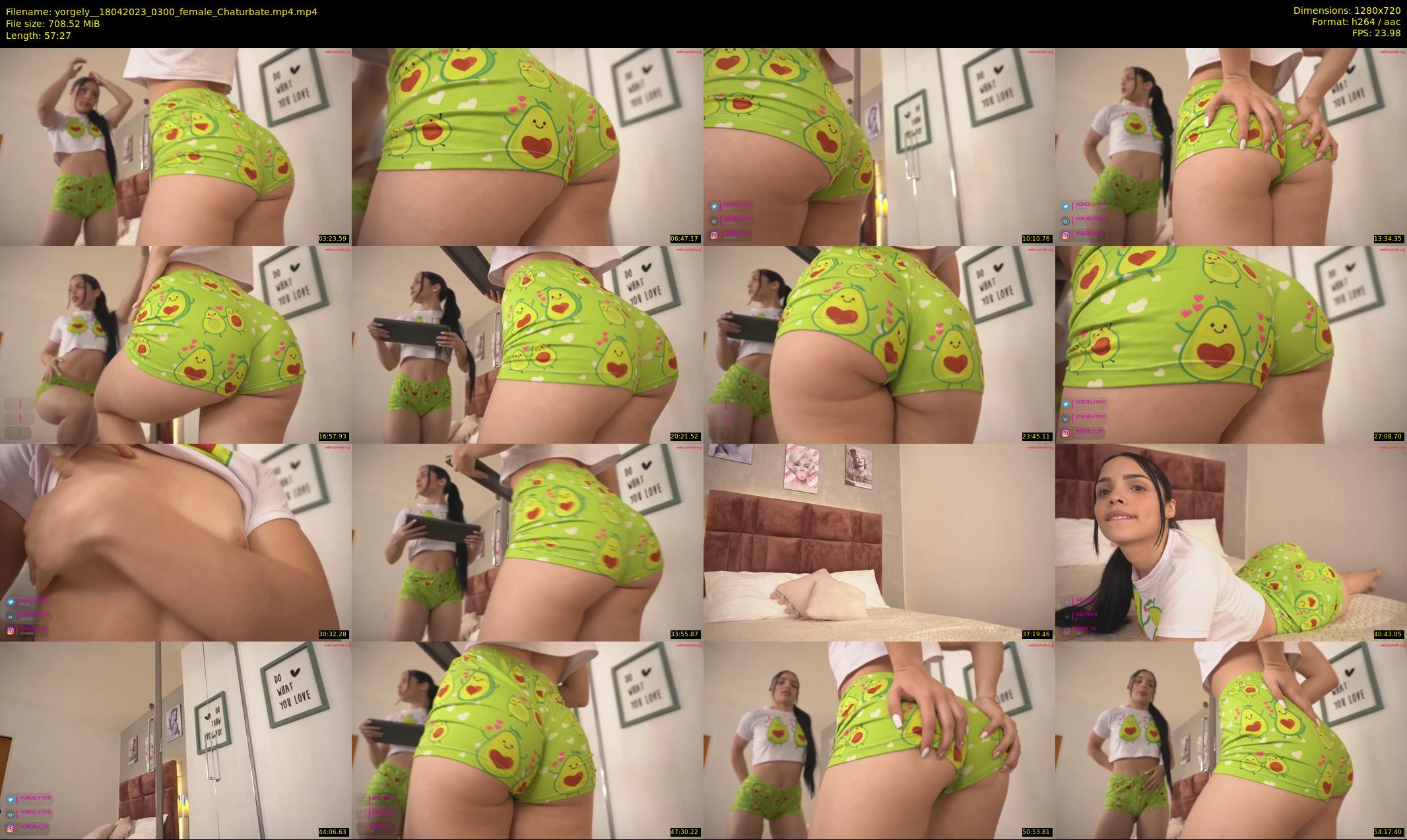 yorgely_ — 58 minute Chaturbate female cam show recording, 720p, Apr 18, 2023
