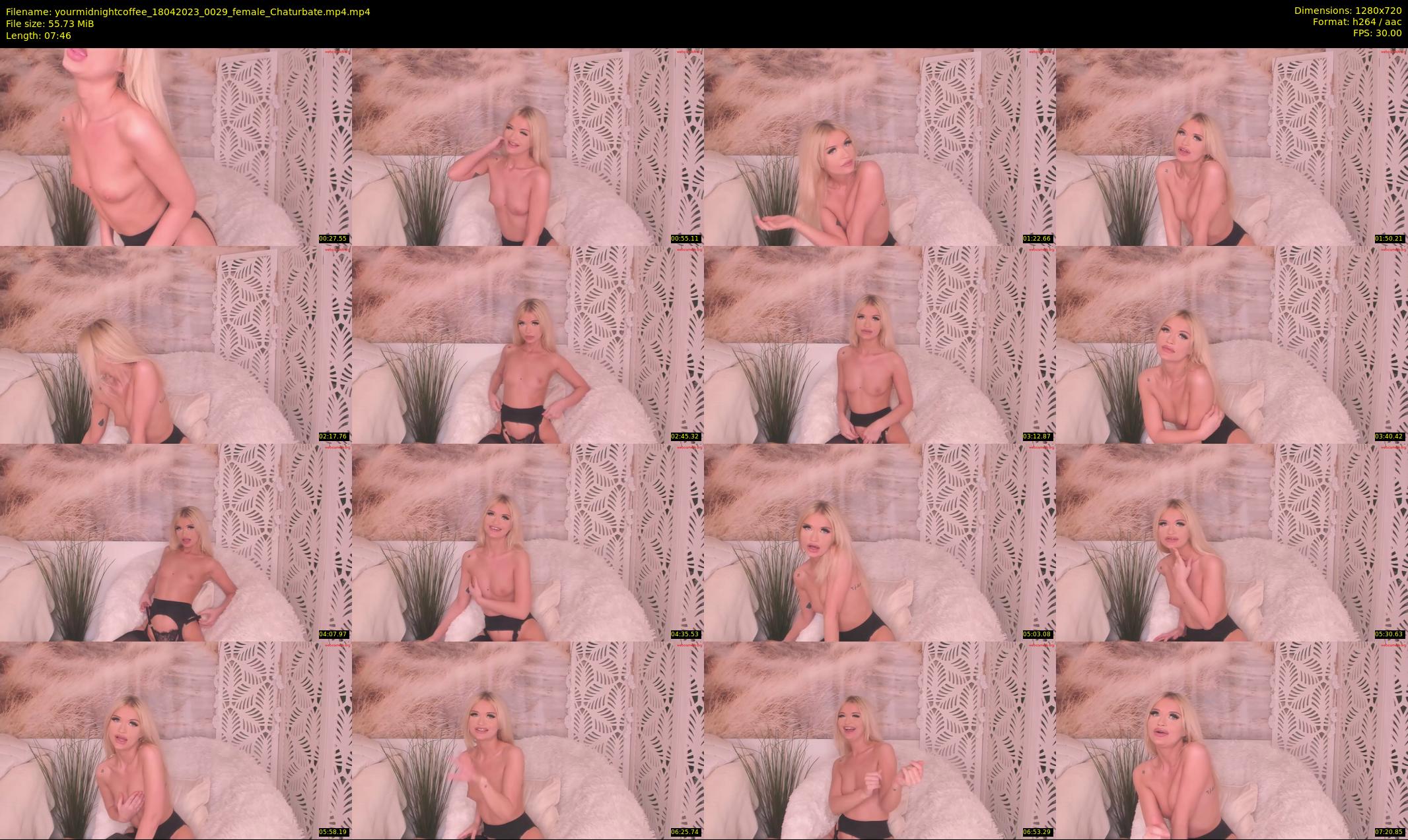 yourmidnightcoffee — 8 minute Chaturbate female cam show recording, 720p, Apr 18, 2023