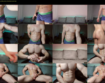 adam_muscle_ — 18 minute Chaturbate male cam show recording, 720p, Apr 18, 2023
