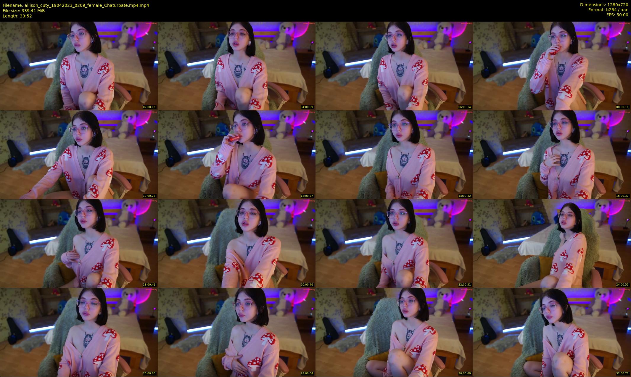 allison_cuty — 34 minute Chaturbate female cam show recording, 720p, Apr 19, 2023