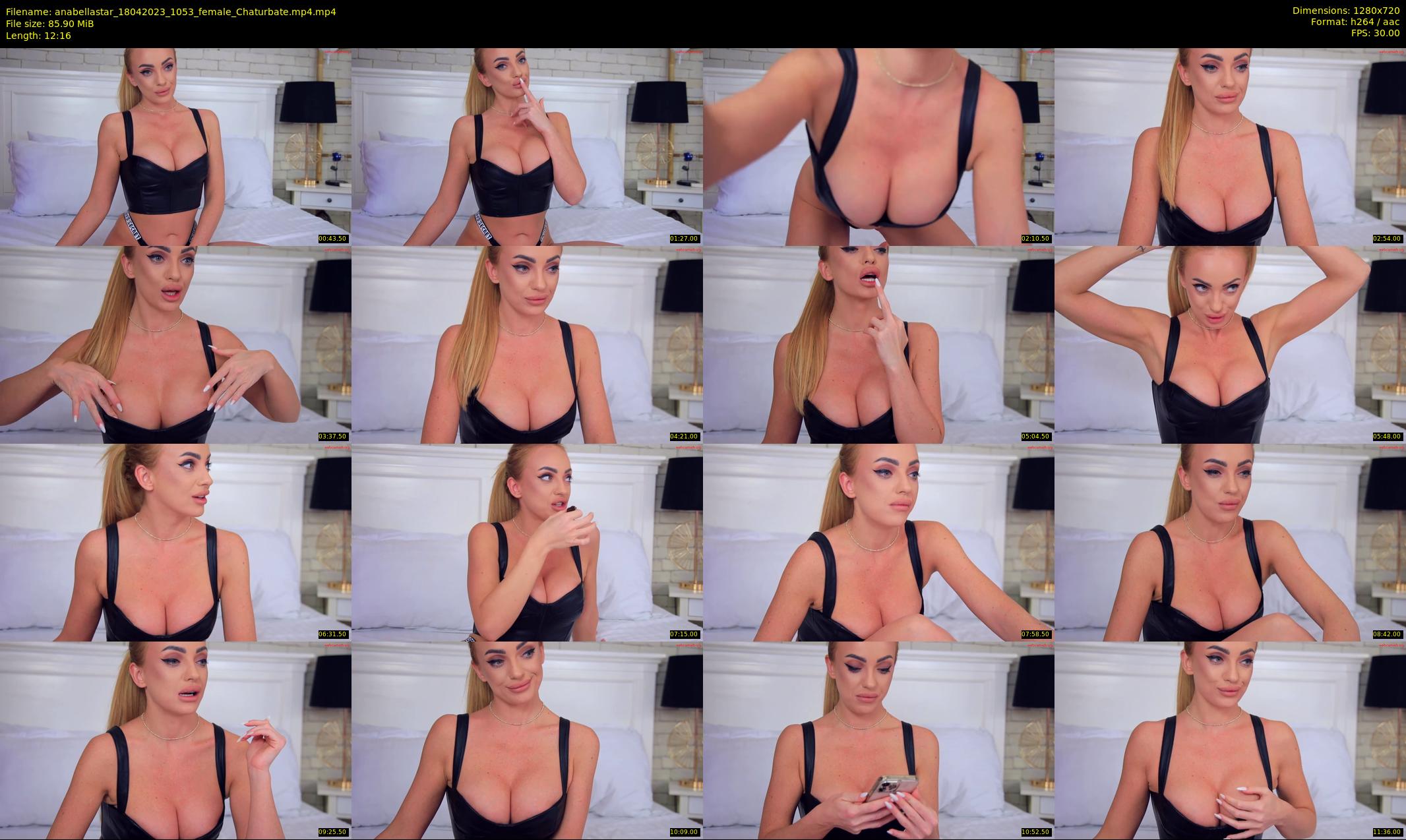 anabellastar — 13 minute Chaturbate female cam show recording, 720p, Apr 18, 2023